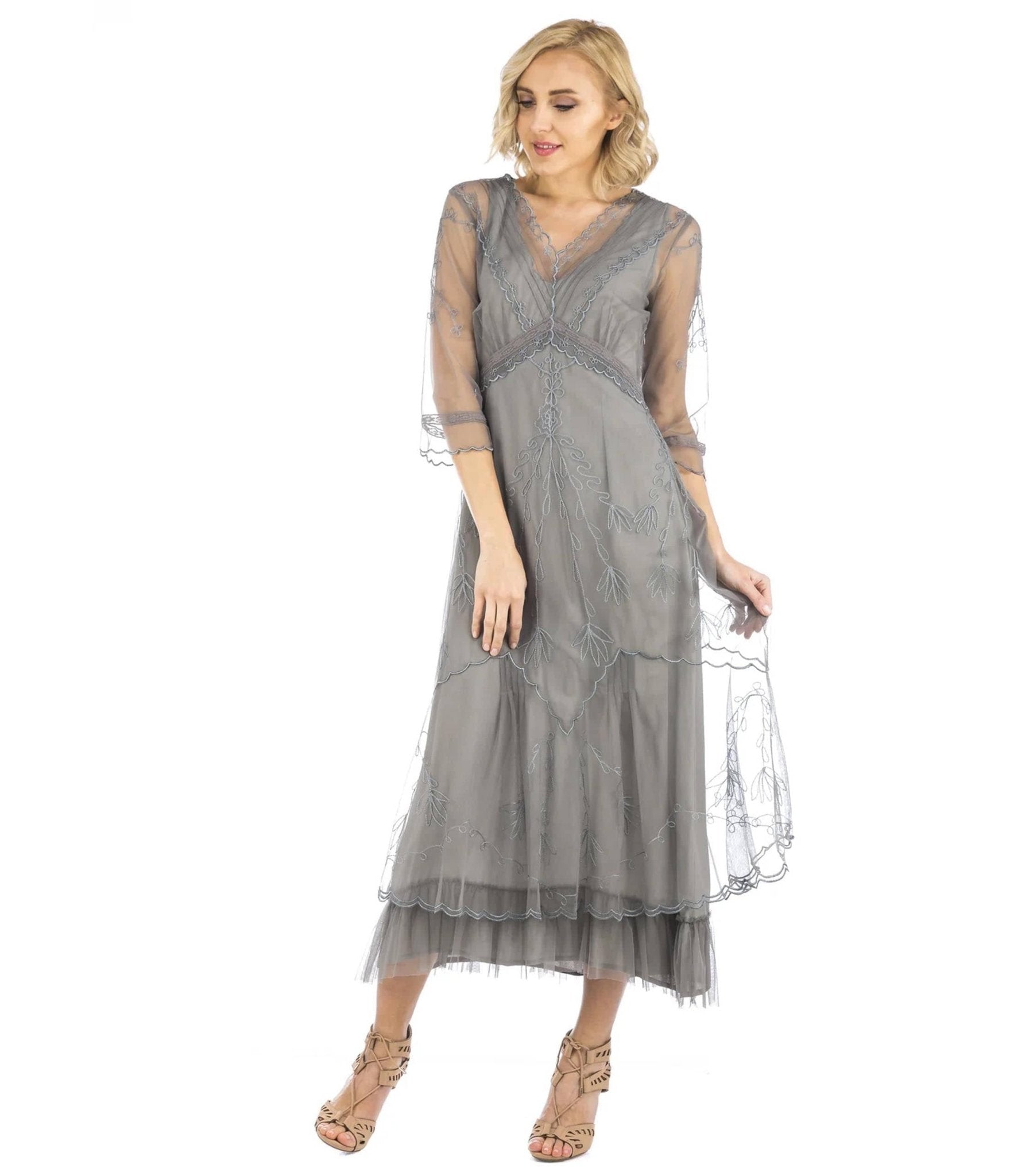 Vintage 1920s Flapper Dress - Nataya Gatsby Style Fringe Cocktail Dress for Women | Perfect for Roaring 20s Theme Parties, Halloween Costumes & Jazz Age Events