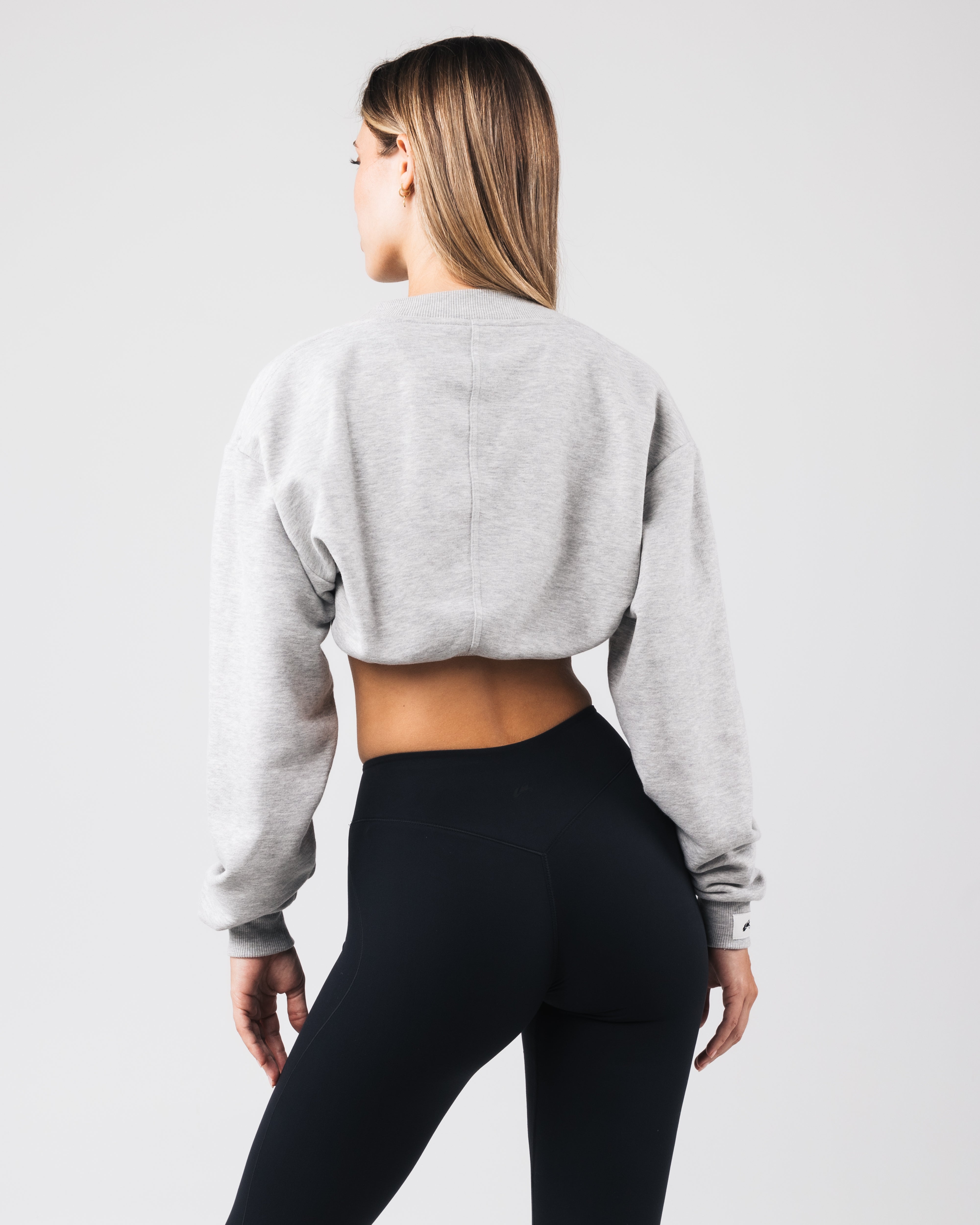 Stylish Overlay Shrug Sweater in Heather Cloud - Perfect for Layering in Fall & Winter | Cozy Cardigan for Women