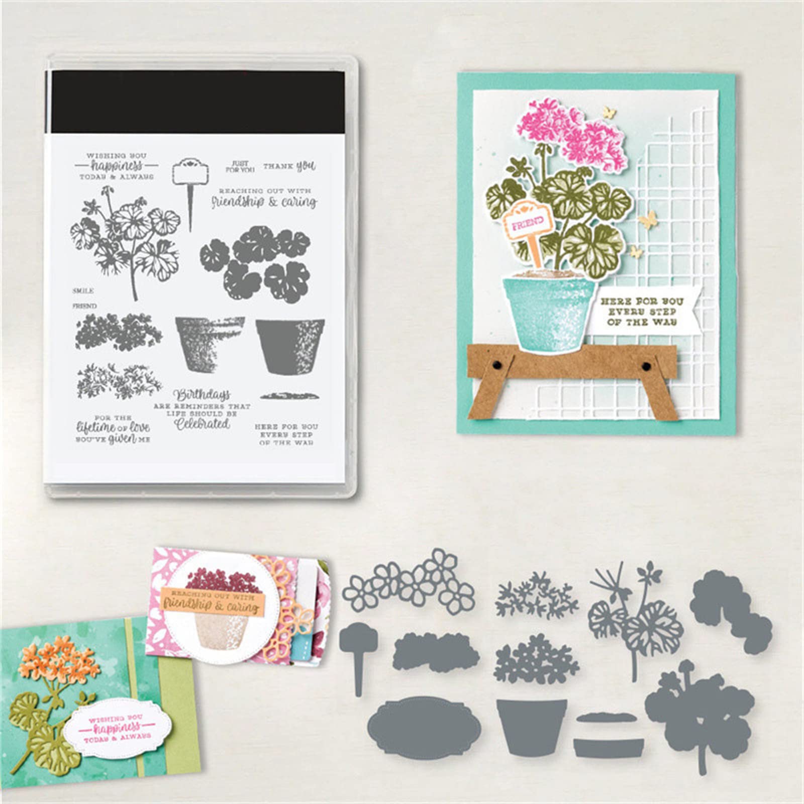 Premium Card Making Stamps & Dies Set - DIY Scrapbooking Supplies for Handmade Greeting Cards, Invitations & Gift Decorations - Clear Stamps for Arts & Crafts Projects - Perfect for Birthday, Wedding & Holiday Card Making