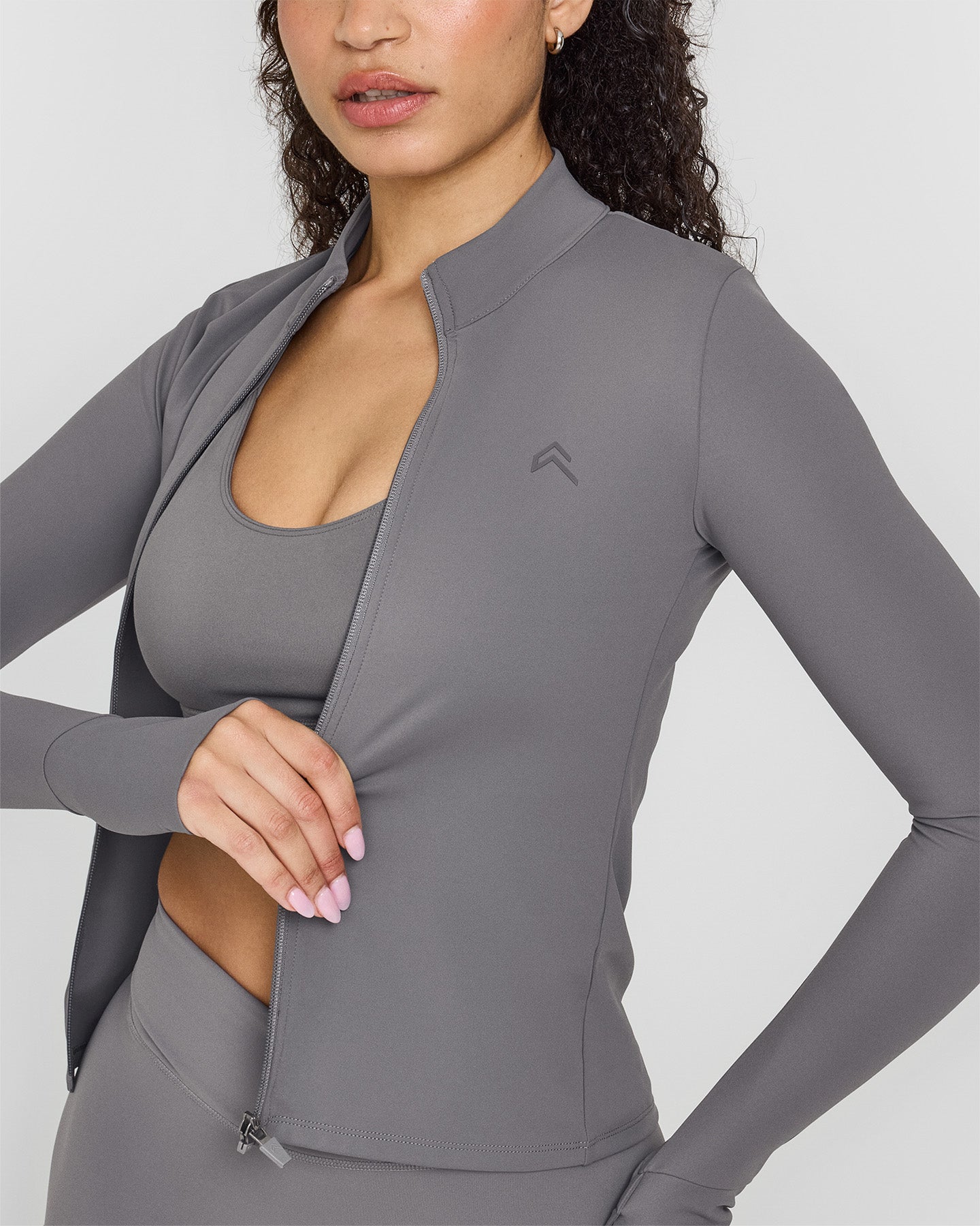 Unified Jacket - Lightweight Ash Grey Windbreaker for Men & Women | Outdoor Hiking, Running, Travel & Casual Wear
