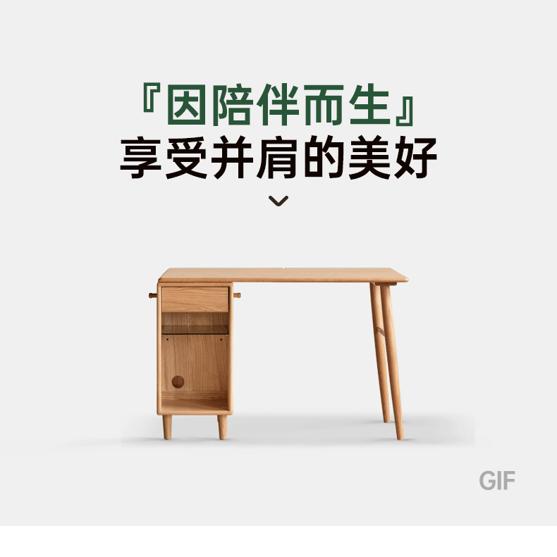 Premium Oak Solid Wood Double Office Desk - Spacious & Durable Workspace for Home Office, Study Room, or Business Use