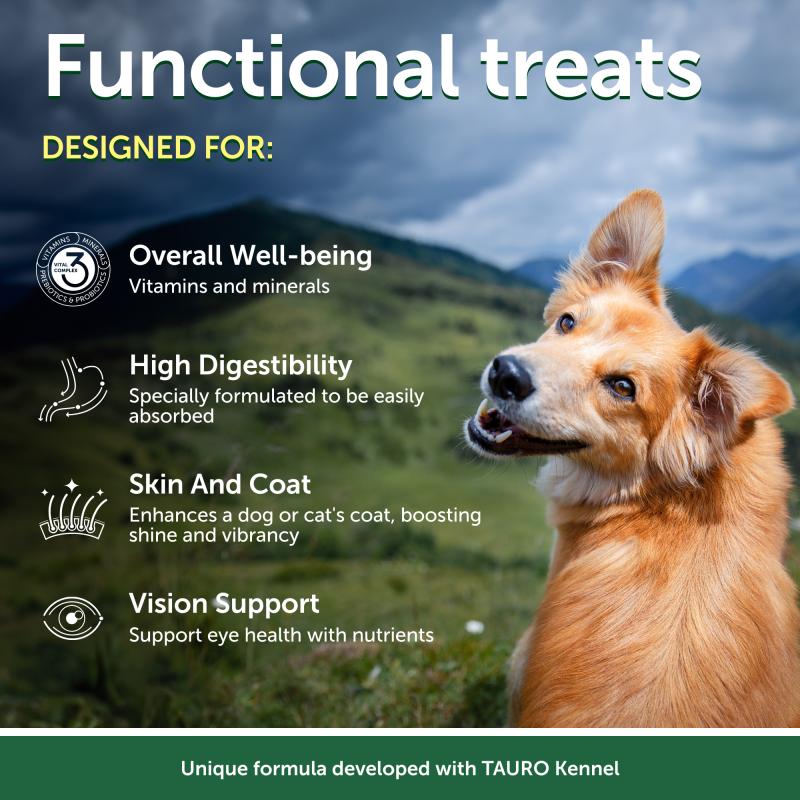 Weight Control Herring Dog Treats for Adult Dogs - Healthy Low-Calorie Snacks for Training & Rewards