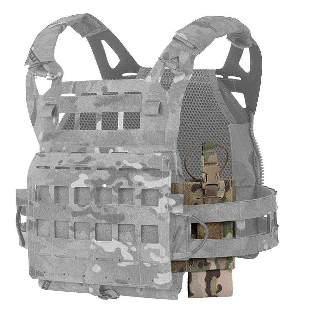 Crye Precision AirLite® Configurable Radio Pouch - Tactical Molle-Compatible Military Radio Holder for Secure Communication in Outdoor, Airsoft & Field Operations