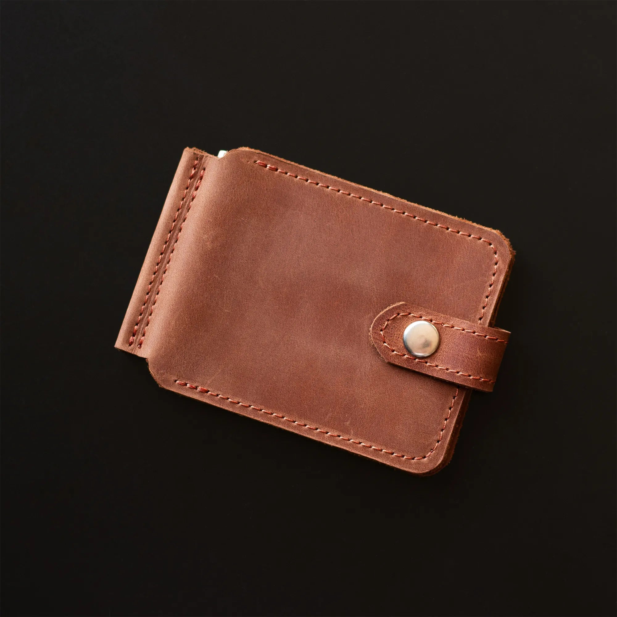 Premium Genuine Leather Wallet with RFID Blocking & Money Clip - Slim Bifold Wallet for Men - Perfect for Everyday Carry, Travel, and Business Use