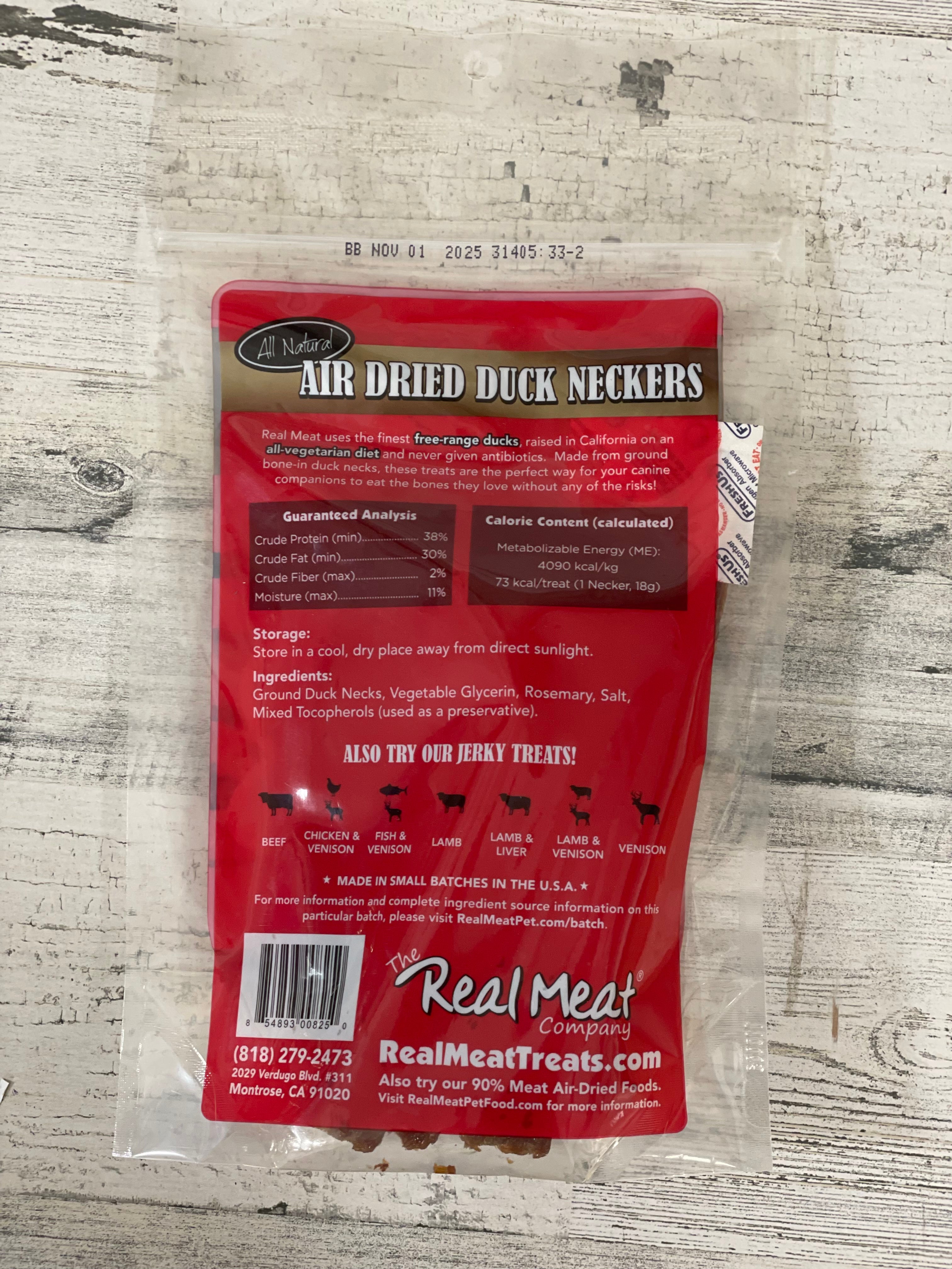 Premium Real Meat Duck Jerky for Dogs - 6oz | High-Protein, Grain-Free Dog Treats | Perfect for Training, Rewards & Outdoor Adventures