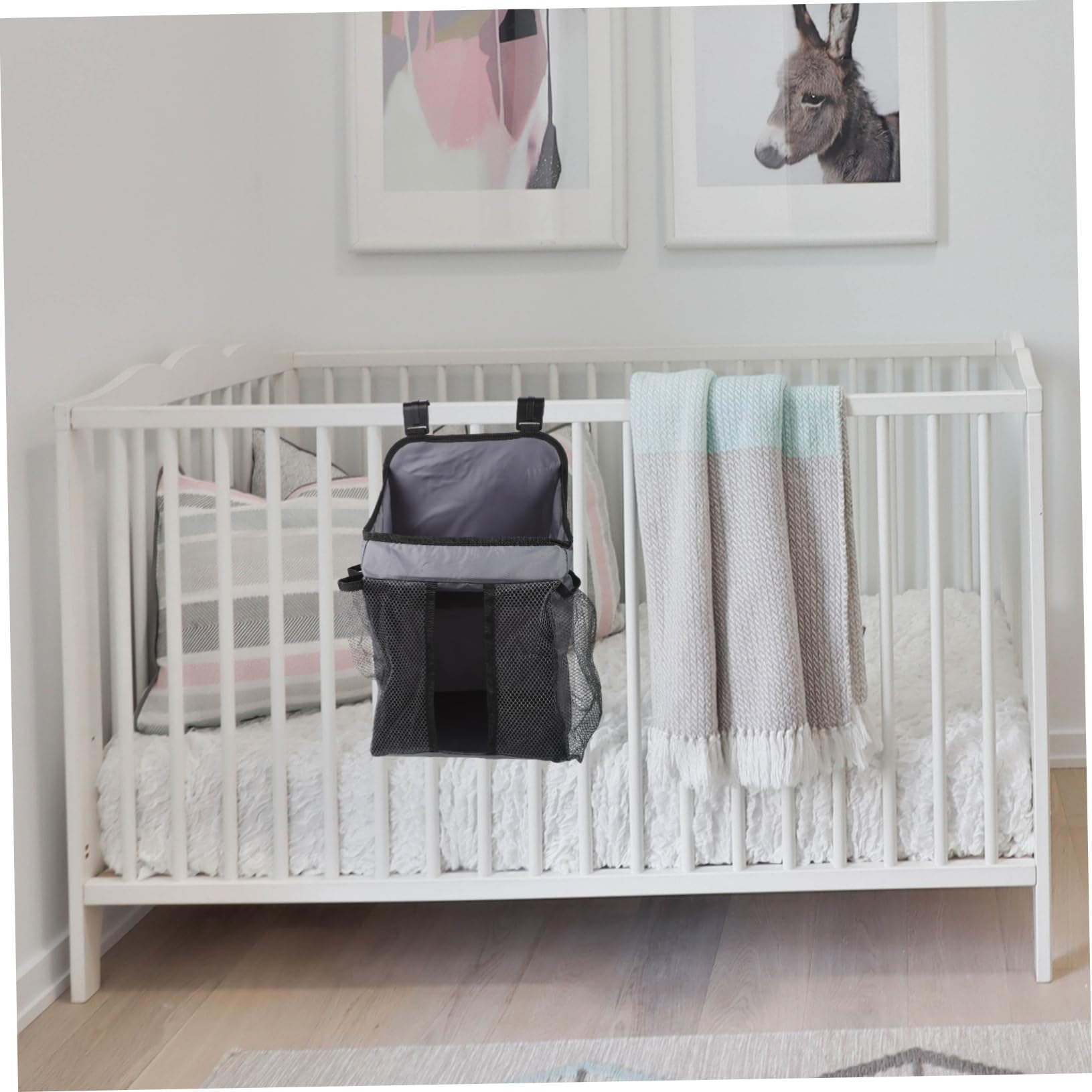 BIUDECO Diaper Storage Organizer - Compact Nursery Organizer for Diapers & Wipes - Perfect for Baby Changing Stations, Travel & Home Organization