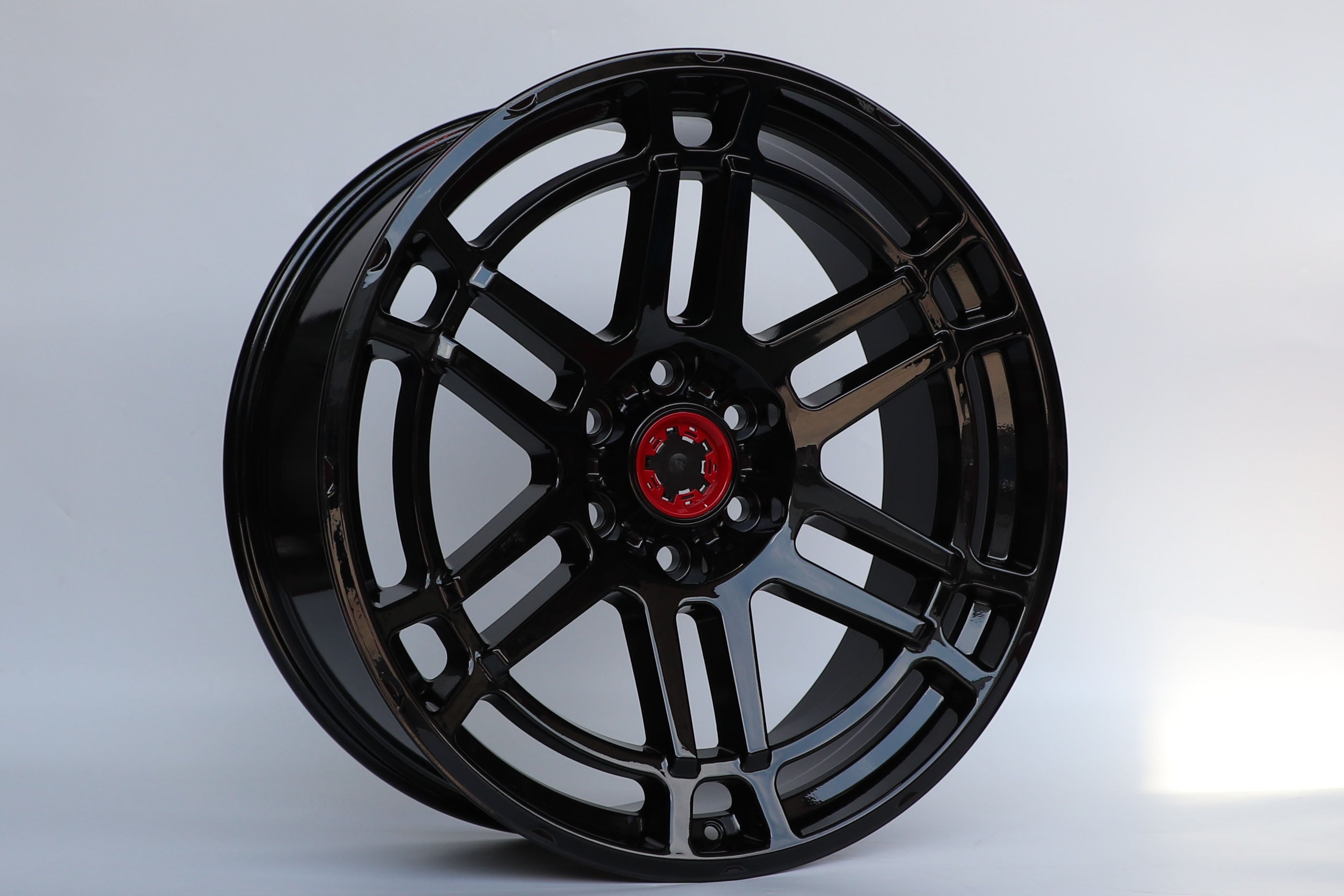 2023 Black Pro Style 16x8 Wheels Rims for Toyota Tacoma 4Runner FJ Cruiser - Off-Road & Street Performance Alloy Wheels - Perfect for Trail Adventures & Daily Driving