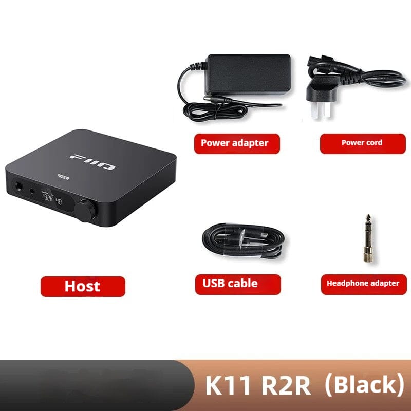 FiiO K11 R2R High Performance Desktop DAC & Headphone Amplifier - Audiophile Grade Sound for Home Studio, Gaming & Music Listening