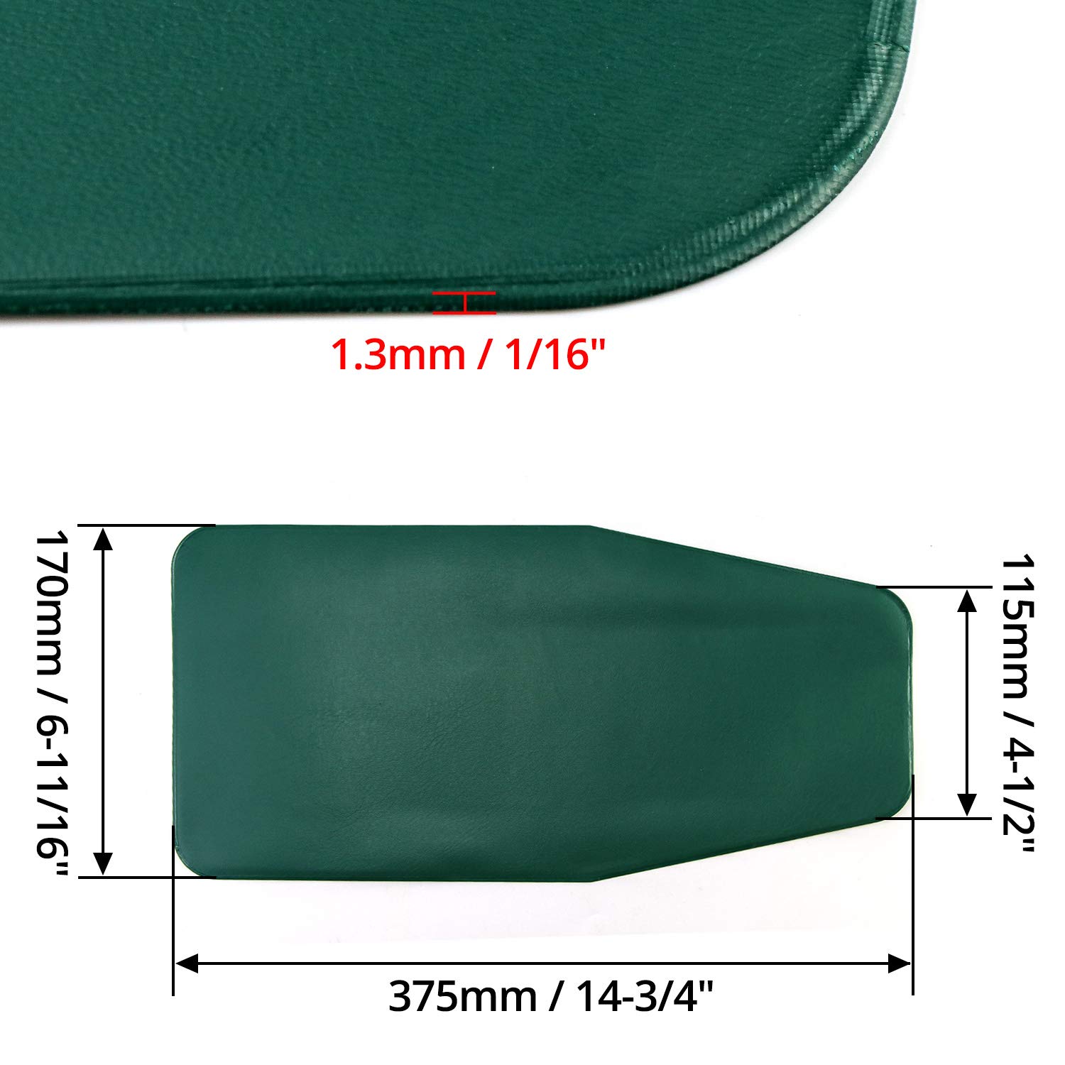 QWORK Flexible & Reusable Oil Funnel - Foldable 14.57x6.7 Inch Automotive Funnel for Trucks, Motorcycles, Cars - 2 Pack Green - Perfect for Oil Changes, Fluid Transfers & DIY Auto Maintenance