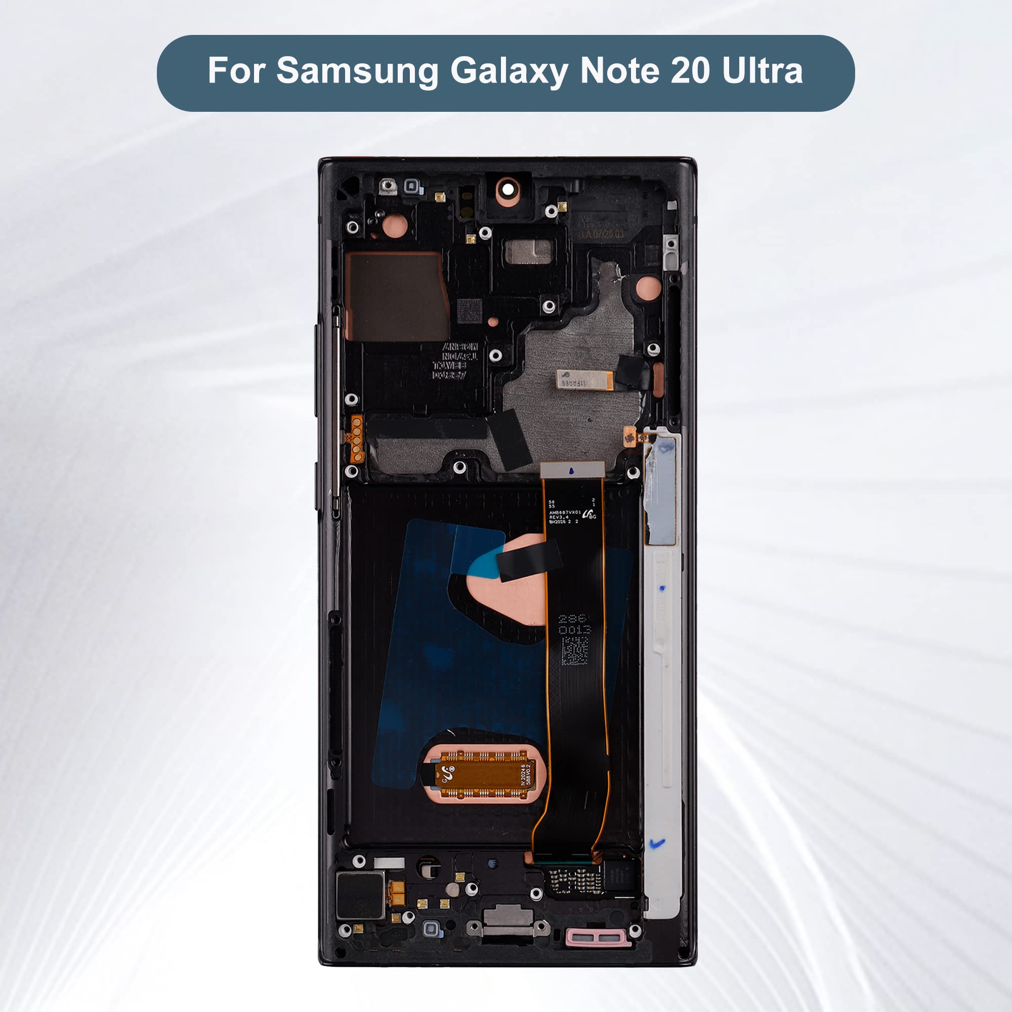 Samsung Galaxy Note20 Ultra 5G AMOLED Display Replacement (SM-N986B/SM-N986U) - 6.9