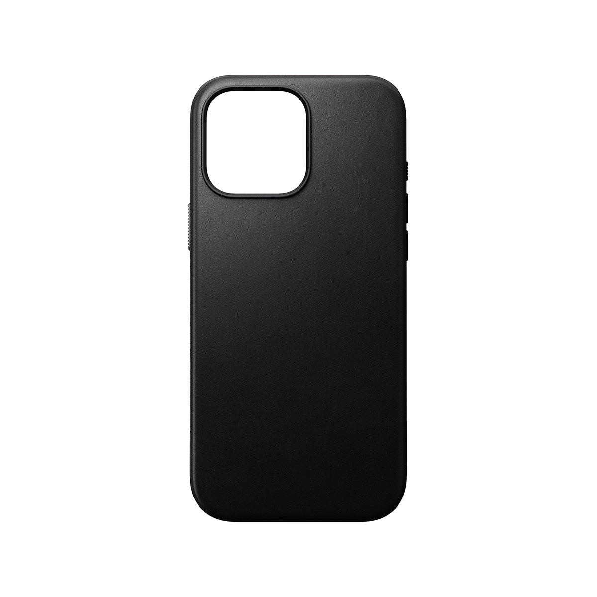 Premium Genuine Leather Phone Case for iPhone 16 Pro Max - Slim Protective Cover with Raised Bezels (Black) | Perfect for Business Professionals & Everyday Use
