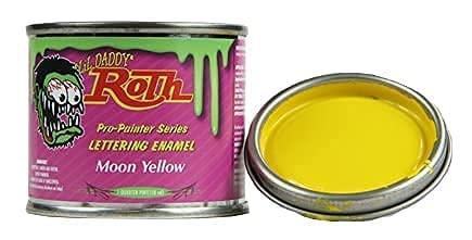 Lil' Daddy Roth Beginner Pinstriping Kit - 6 Vibrant Colors with Brush, Mixing Cups & Mineral Spirits - Perfect for Automotive Art, Motorcycle Customization & DIY Projects