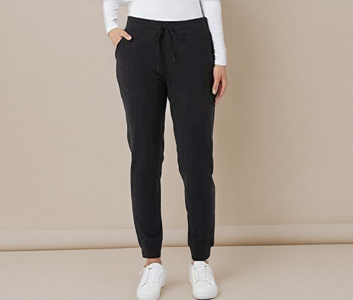 32 Degrees Heat Women's Tech Fleece Jogger Pants - Soft Thermal Winter Running Pants for Women - Perfect for Yoga, Lounge & Cold Weather Activities