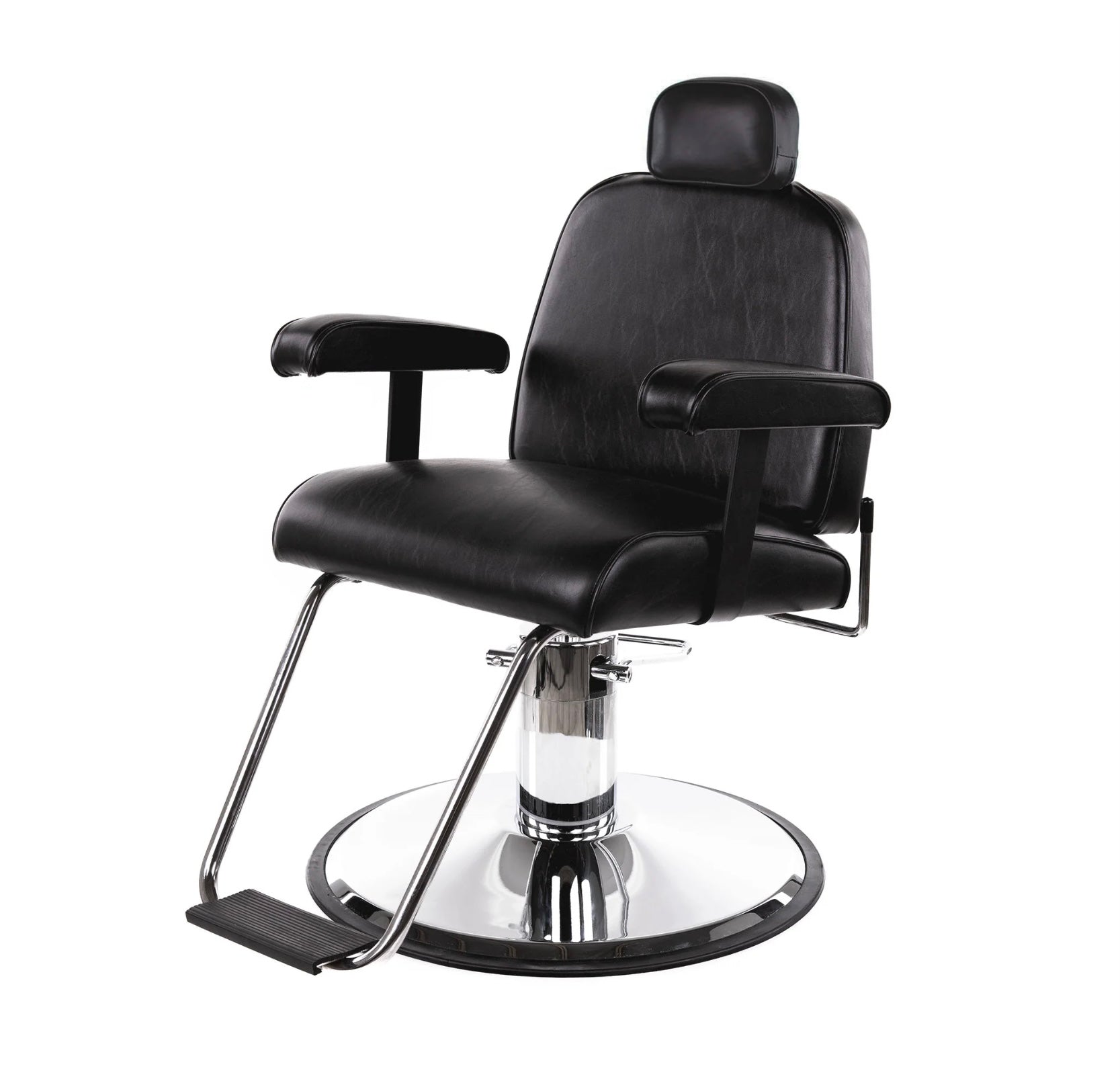 Professional Barber Chair for Salon & Home Use - Heavy Duty Hydraulic Styling Chair with Adjustable Height & Footrest - Perfect for Haircuts, Shaves & Styling
