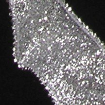 Shimmery Silver Gray Metallic Wired Craft Ribbon - 9