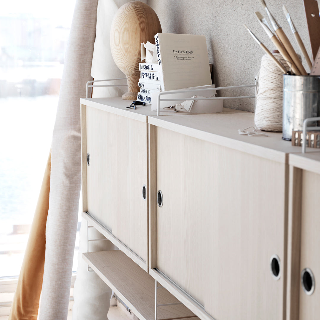 Modern Sliding Door Cabinets for Kitchen, Bathroom & Living Room - Space-Saving Storage Solution with Smooth Gliding Mechanism