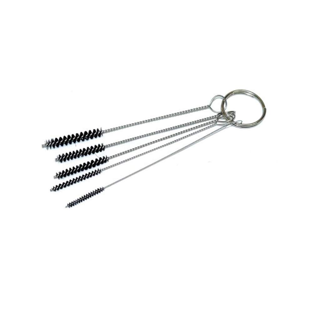 Premium Nylon Bottle Brush Set - Durable Tube & Straw Cleaning Brushes with Bristles for Deep Cleaning | Ideal for Baby Bottles, Water Bottles, Reusable Straws & Kitchen Utensils