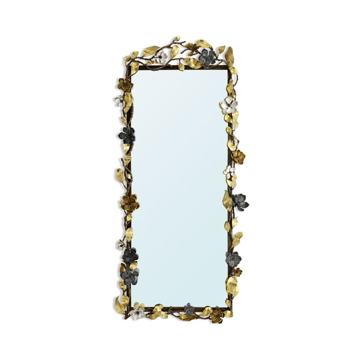 Vintage Bloom Mirror - Elegant Floral Wall Decor for Living Room, Bedroom & Bathroom | Perfect for Home Decor & Gift Giving