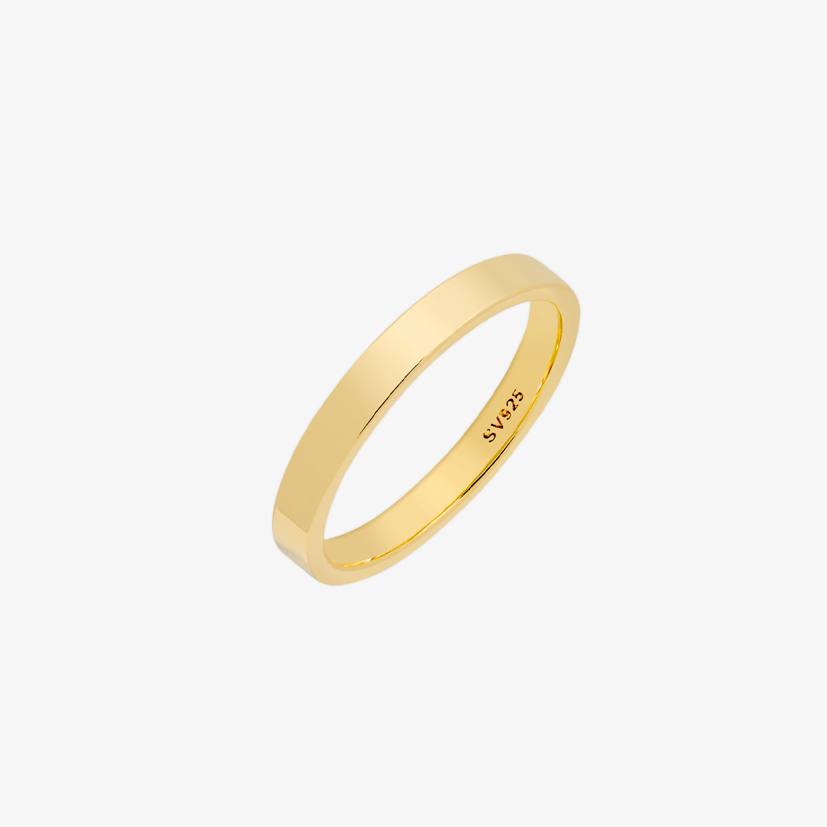 Bold Square Plain Band Ring - Minimalist Stainless Steel Wedding Ring for Men & Women - Perfect for Everyday Wear, Engagements & Anniversaries