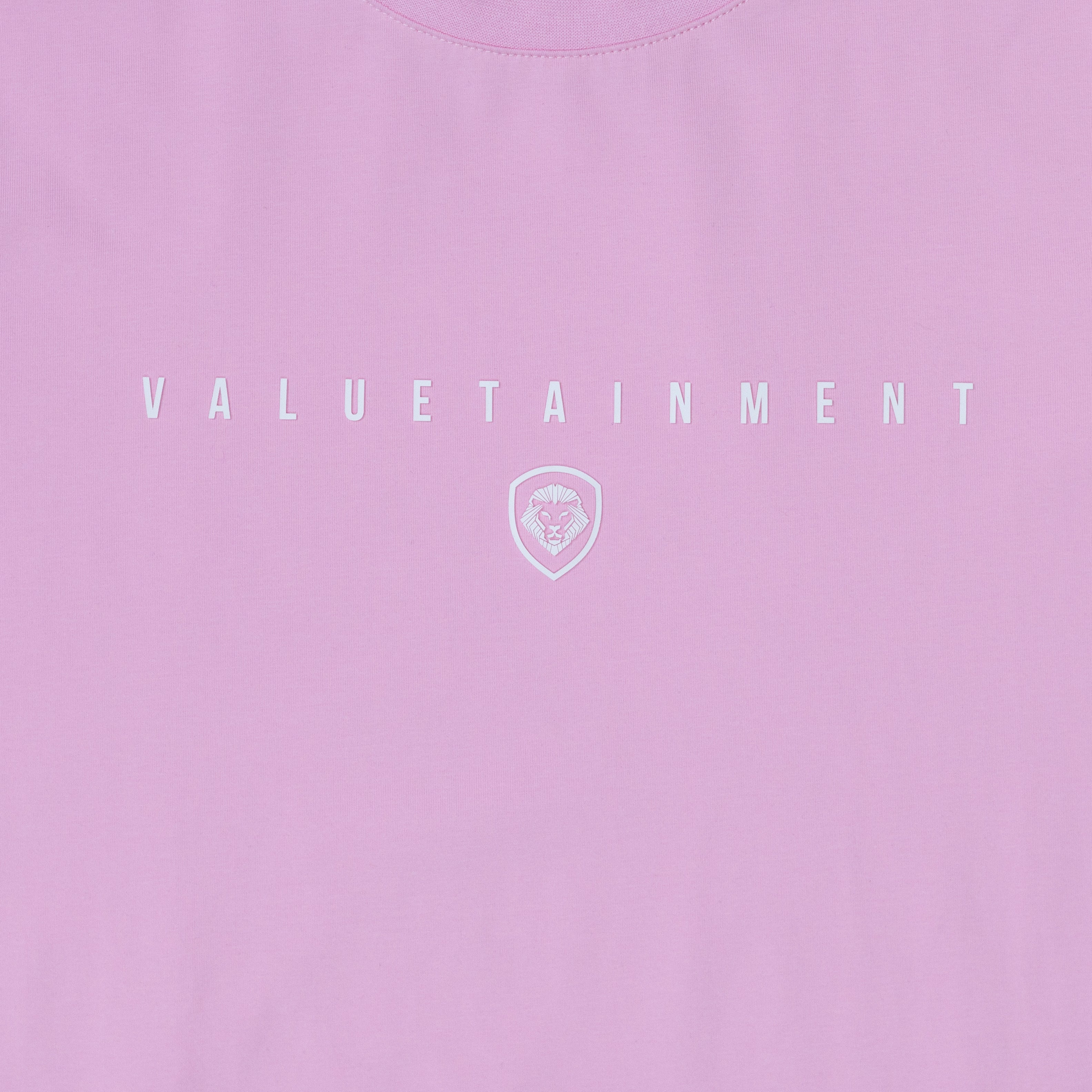 Valuetainment Premium Pink Short Sleeve T-Shirt for Women - Soft Cotton Casual Tee for Everyday Wear, Workout & Street Style