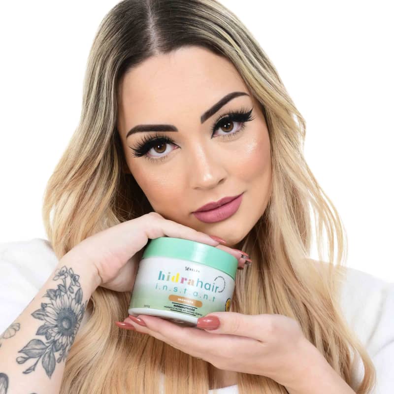 BELZA Hidrahair Instant Hydranutrition 300ml Deep Hydrating Hair Mask - Repair Dry & Damaged Hair for Silky Smooth Results | Perfect for Salon-Quality Treatment at Home