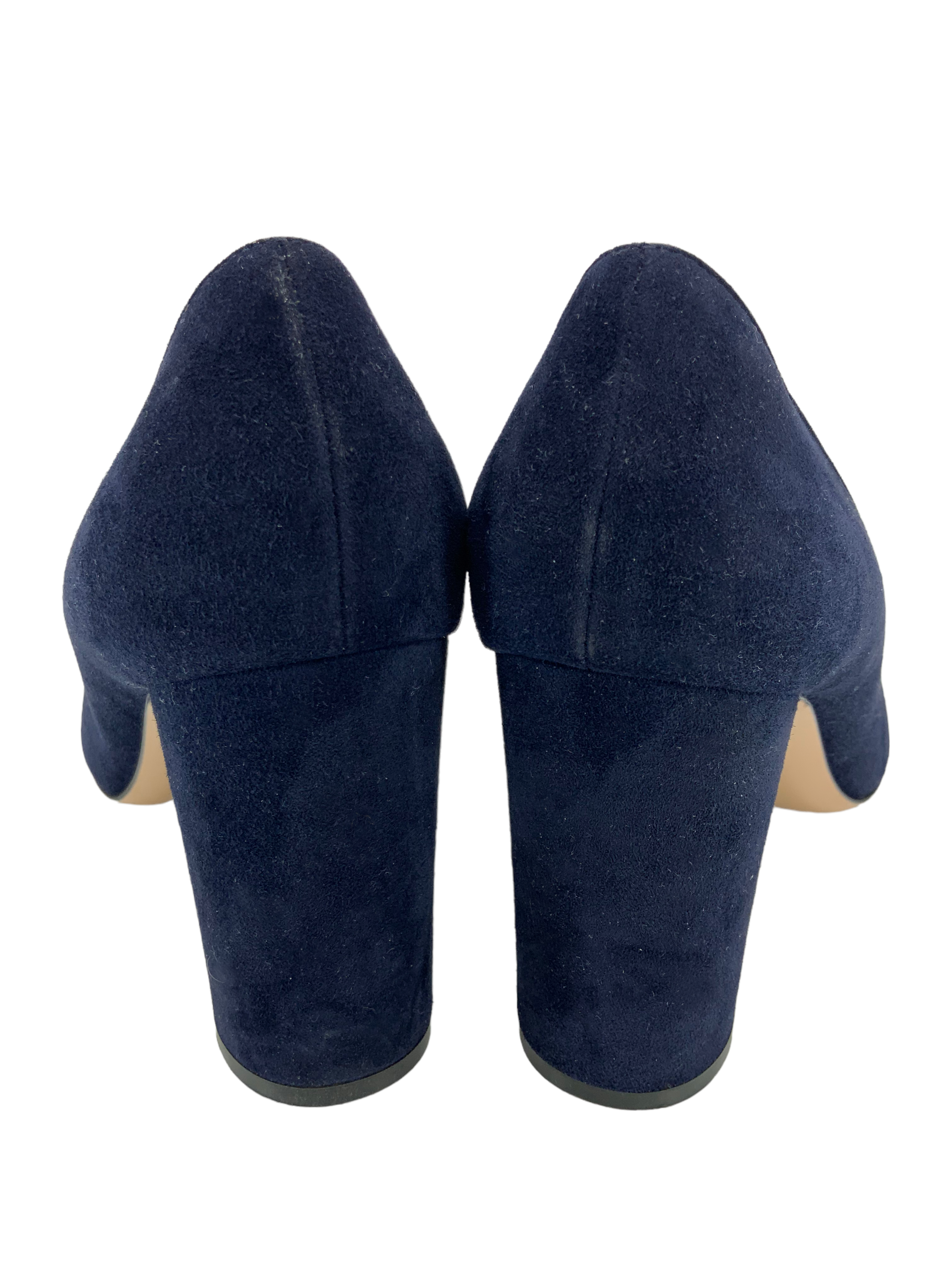 Gianvito Rossi Suede Round Toe Pumps Women's Size 11 | Elegant High Heels for Office, Party & Formal Events