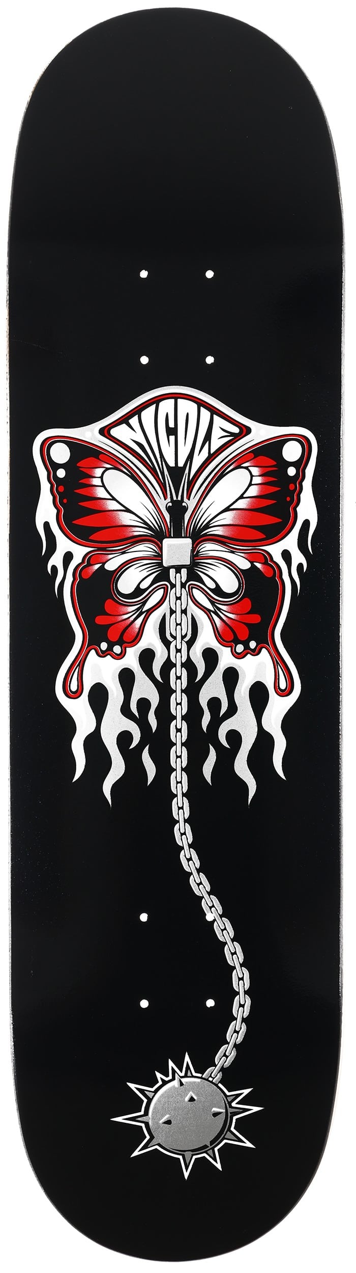 Real Nicole Hause Unchained True Fit Shape Skateboard Deck (8.5) - Perfect for Street Skating, Tricks & Park Riding
