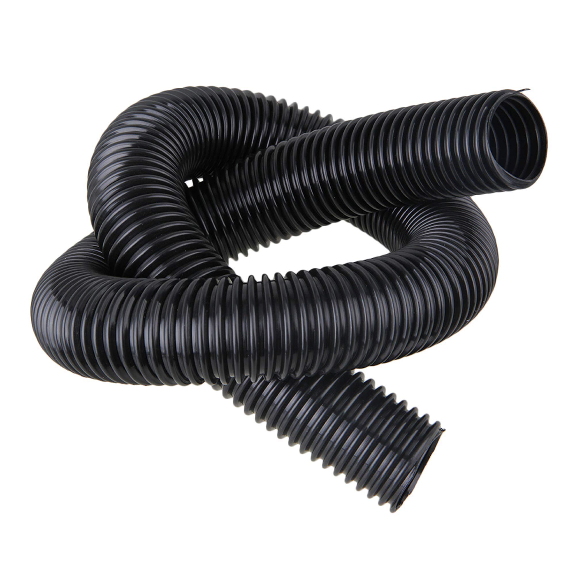 BQLZR 40mm Black Plastic Central Vacuum Hose Kit - Model 00249 - Flexible Industrial Vacuum Accessory for Home & Workshop Cleaning