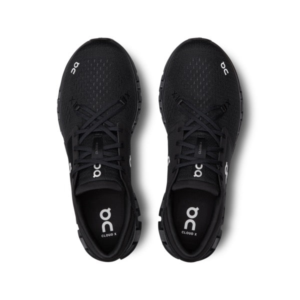 Men's Cloud X 4 Running Shoes - Black/Eclipse Color - Lightweight & Breathable for Jogging, Gym Workouts & Daily Wear