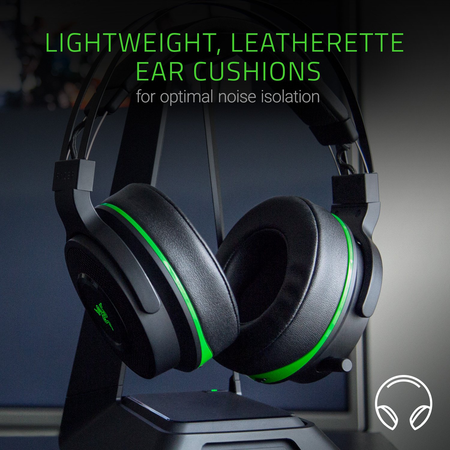 Razer Thresher Wireless Gaming Headset for Xbox One, Xbox Series X/S & PC - 7.1 Surround Sound, Lag-Free Wireless, Retractable Mic - Perfect for FPS, Battle Royale & Online Multiplayer Gaming