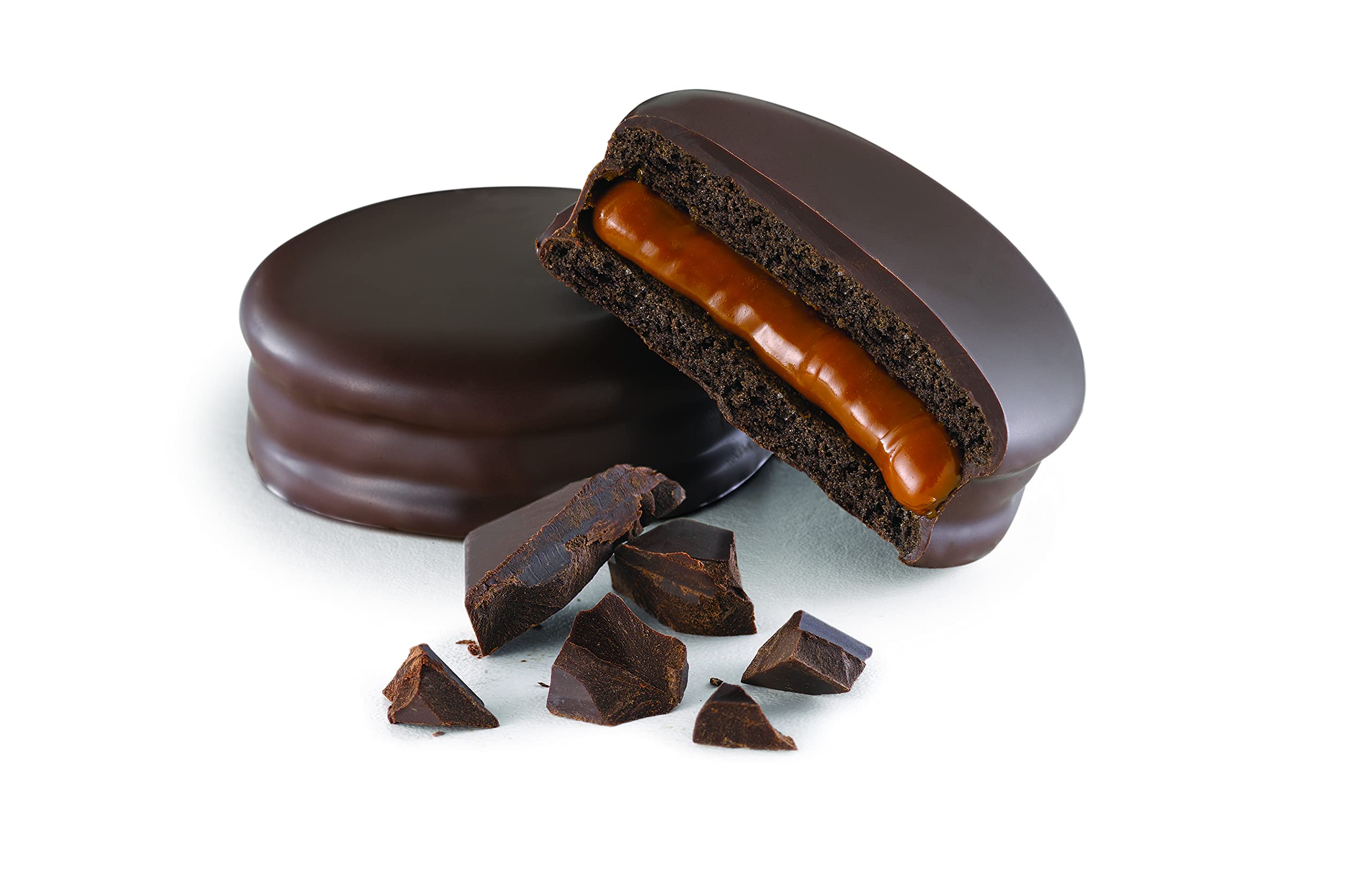 Havanna Extra Dark Chocolate Alfajores – Dulce de Leche Filled Cookies Coated in 70% Pure Dark Chocolate – Authentic Argentinian Dessert – Box of 4 – Perfect for Gifts, Parties & Coffee Time