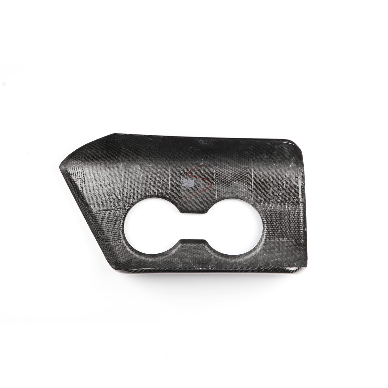 **Real Carbon Fiber Center Console Cover for Toyota Supra GR A90 A91 MK5 (2019-2024) - Armrest Box & Cup Holder Trim - Black Carbon Fiber - Upgrade Interior Styling & Protection**    *(Perfect for enhancing luxury feel, protecting from scratches, and adding sporty style to your Toyota Supra GR interior.)*