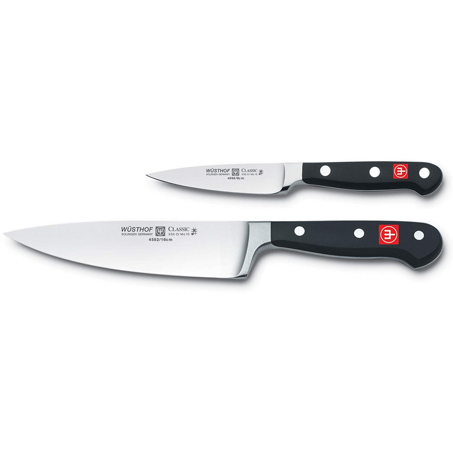 WÜSTHOF Classic 2-Piece Prep Knife Set - High-Quality German Kitchen Knives for Chopping, Slicing & Dicing - Perfect for Home Chefs & Professional Cooking