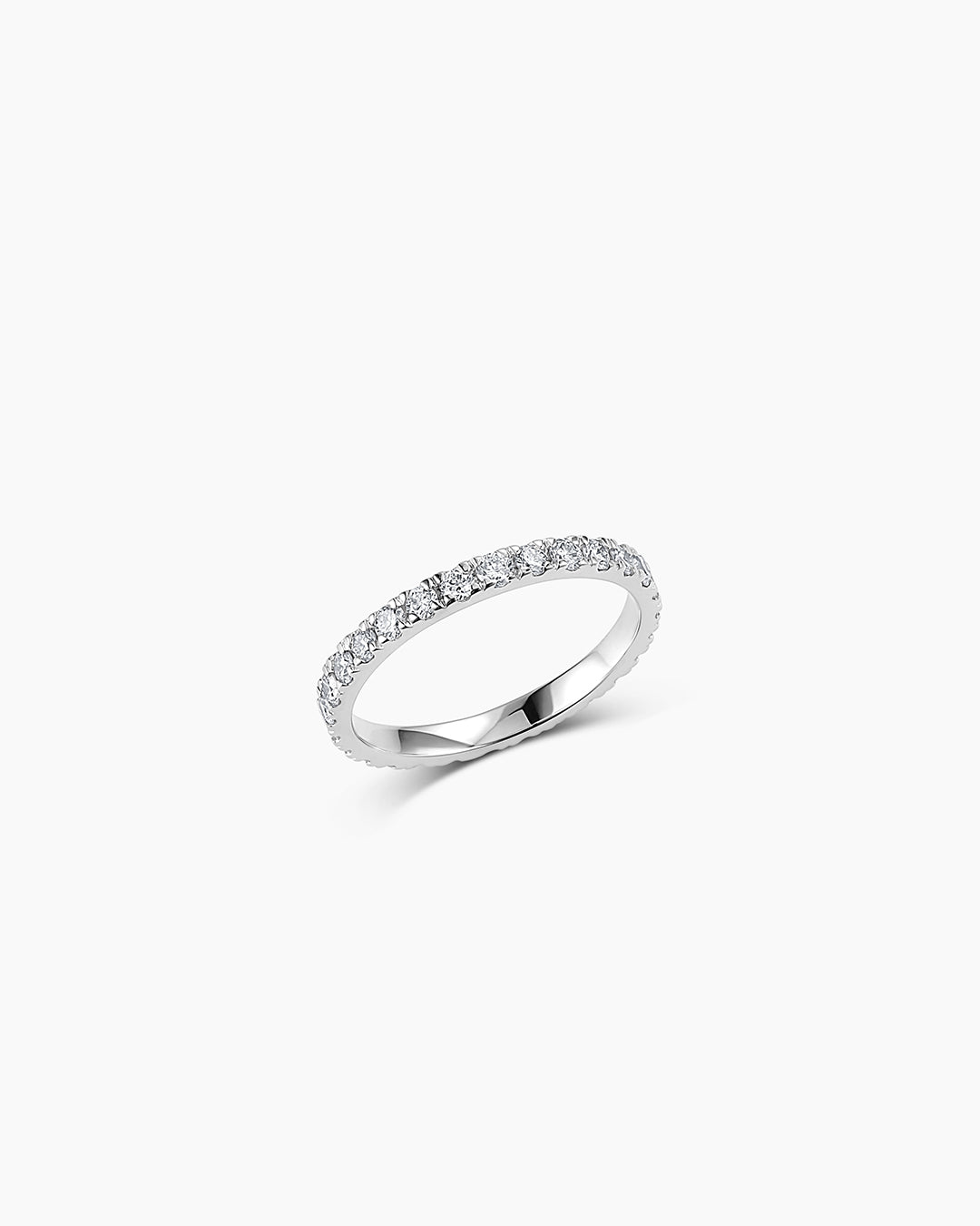 Lab Grown Diamond Eternity Ring 2mm - Durable & Elegant Wedding Band for Women, Perfect for Anniversaries, Engagements & Special Occasions