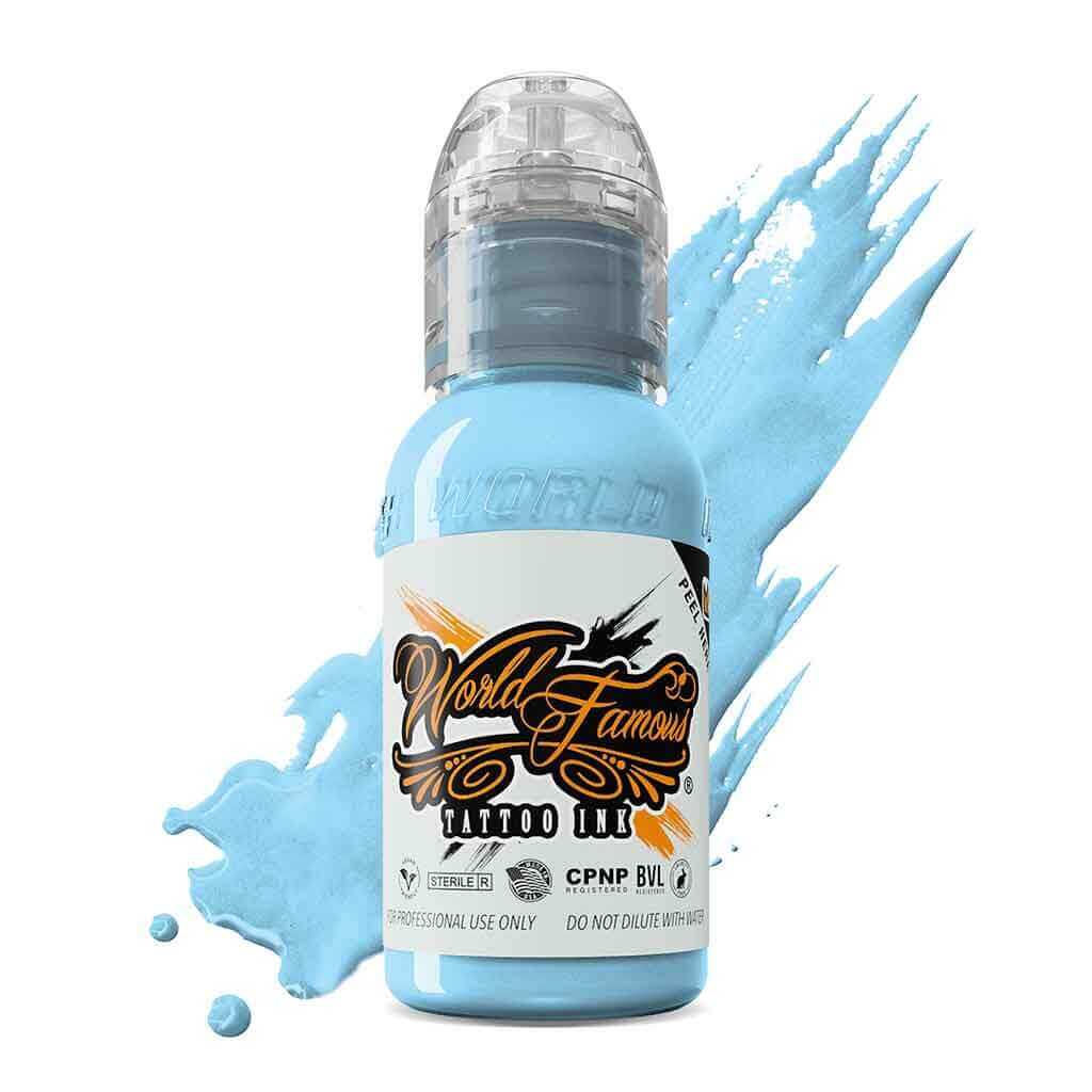 Sinatra Blue World Famous Ink - 1 oz Premium Tattoo Ink for Professional Artists | Ideal for Tattooing, Body Art & Permanent Makeup