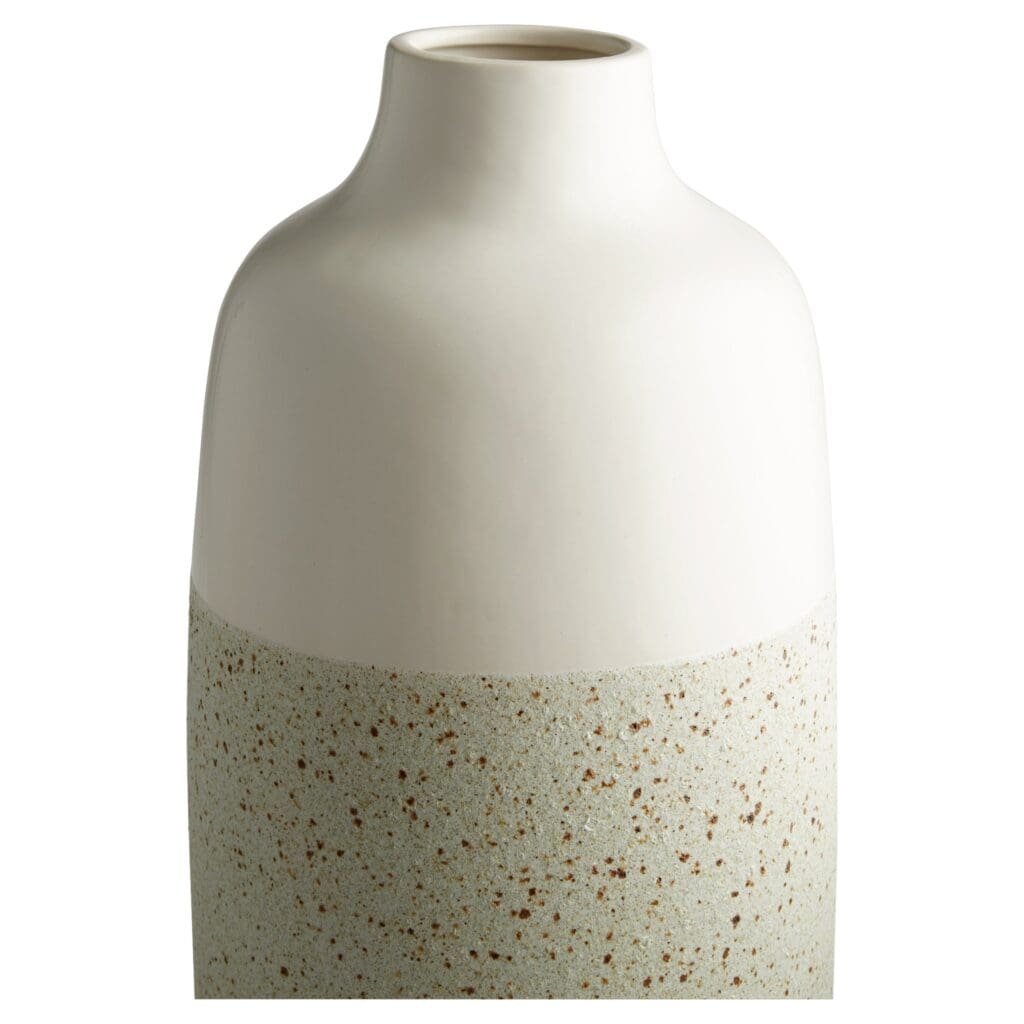 Cyan Design 11196 Summer Shore Vase - Large White Ceramic Vase for Home Decor, Wedding Centerpiece & Coastal Beach House Style