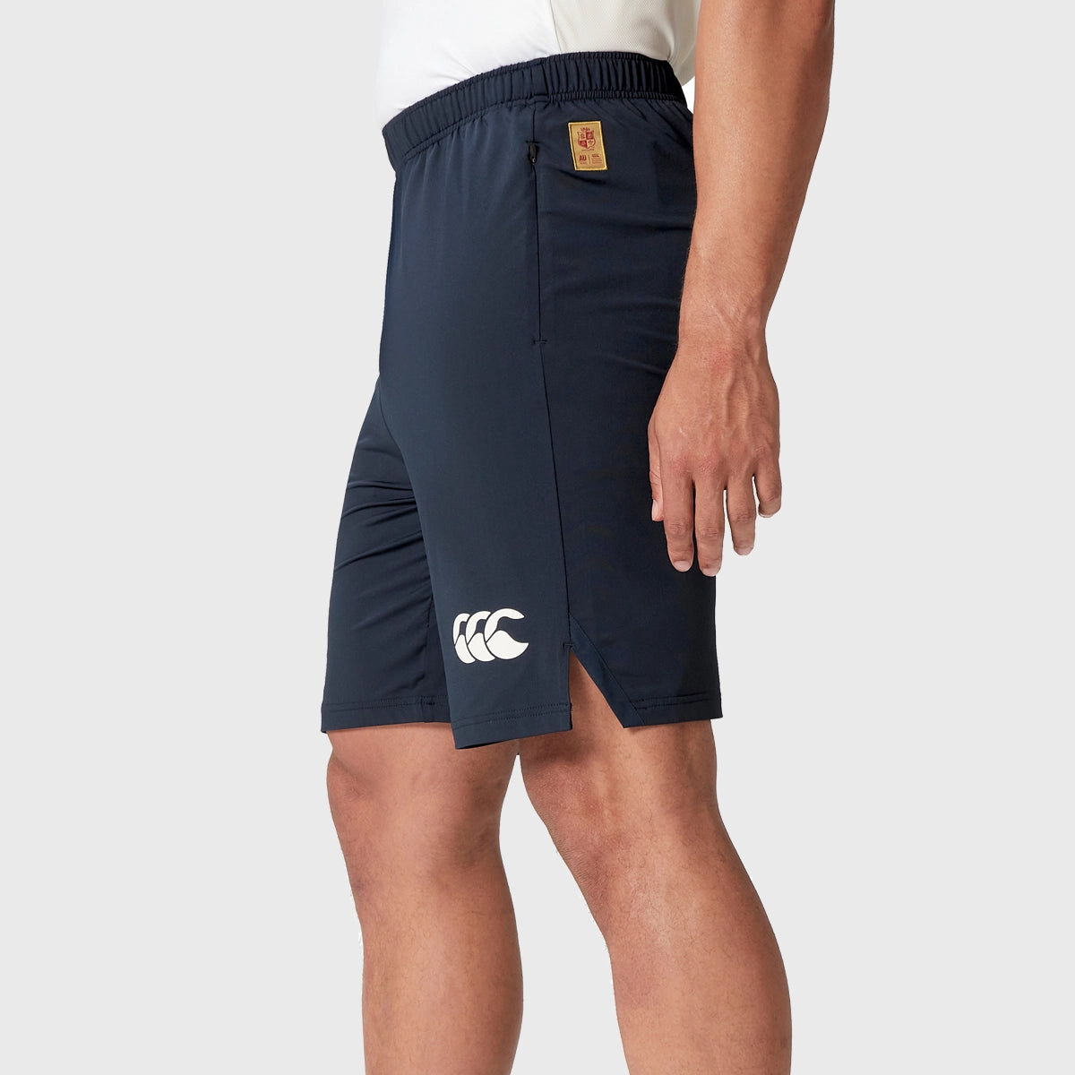 Canterbury British & Irish Lions Men's Gym Training Shorts - Navy Blue Athletic Workout Shorts for Running, Football & Fitness Training