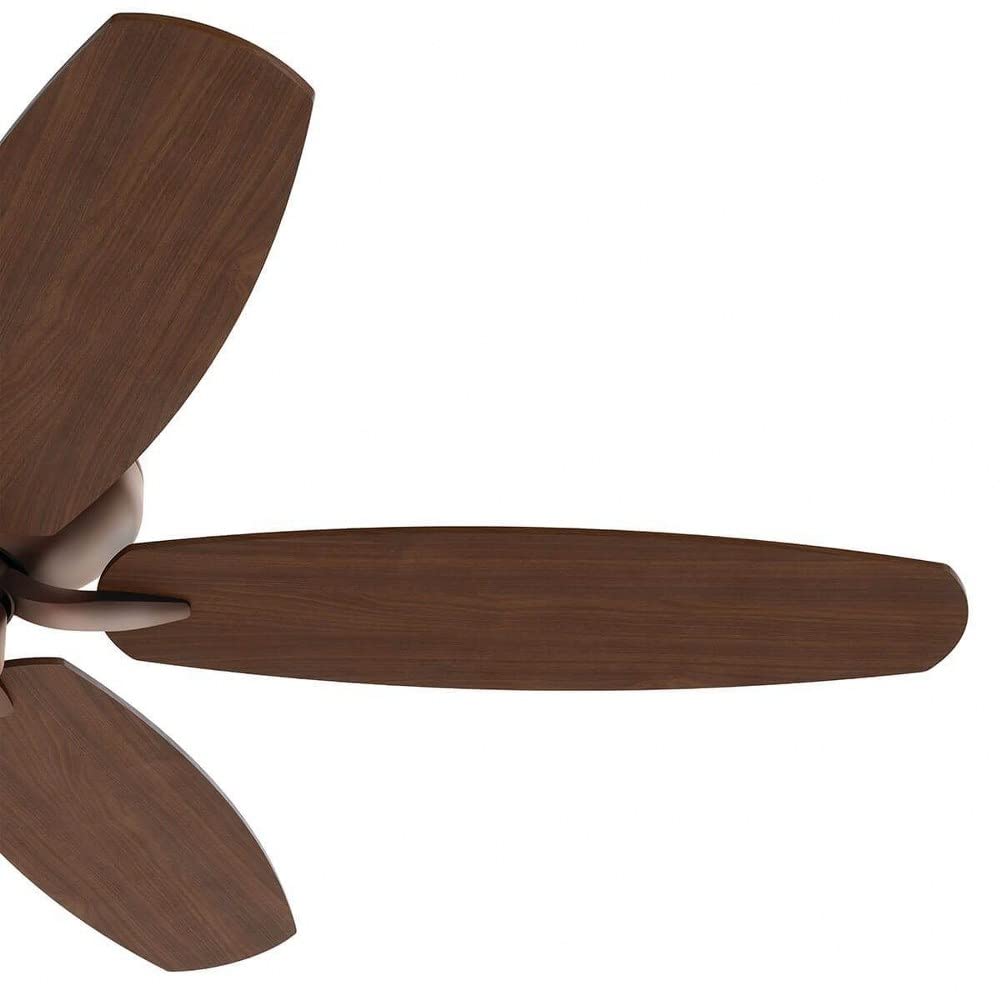 Kichler 52 Inch Energy Star Certified Ceiling Fan with LED Light - Matte White Finish | Perfect for Living Room, Bedroom & Outdoor Spaces