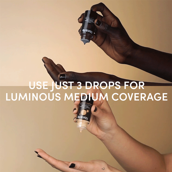 Rituel De Fille 3 Drop Weightless Serum Foundation - Lightweight Liquid Makeup with Buildable Coverage for Flawless Skin | Perfect for Daily Wear & Special Occasions