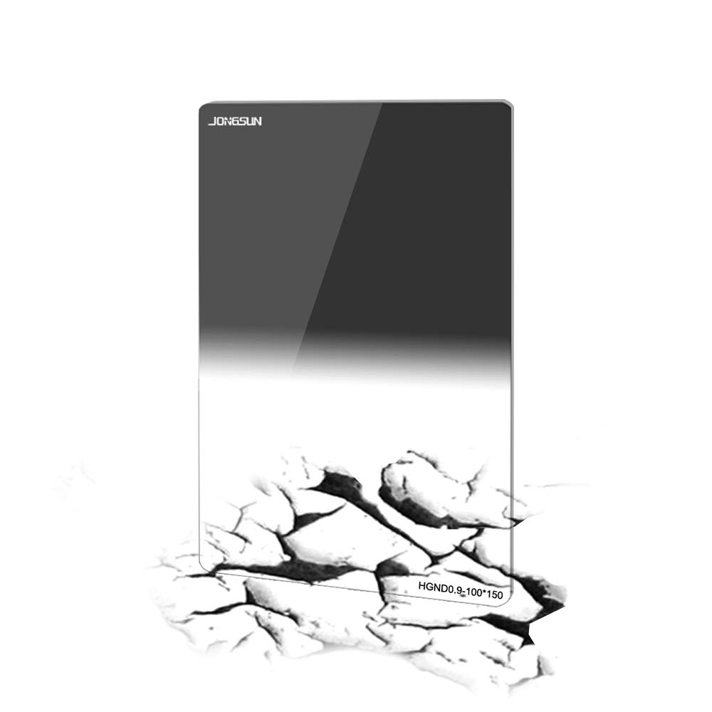 100x150mm Square ND Filter - Soft Graduated Gray Neutral Density Filter - 18 Layer Multi-Coated Optical Glass Schott B270 - SGND8 0.9 3-Stop - Perfect for Landscape Photography & Video Filming