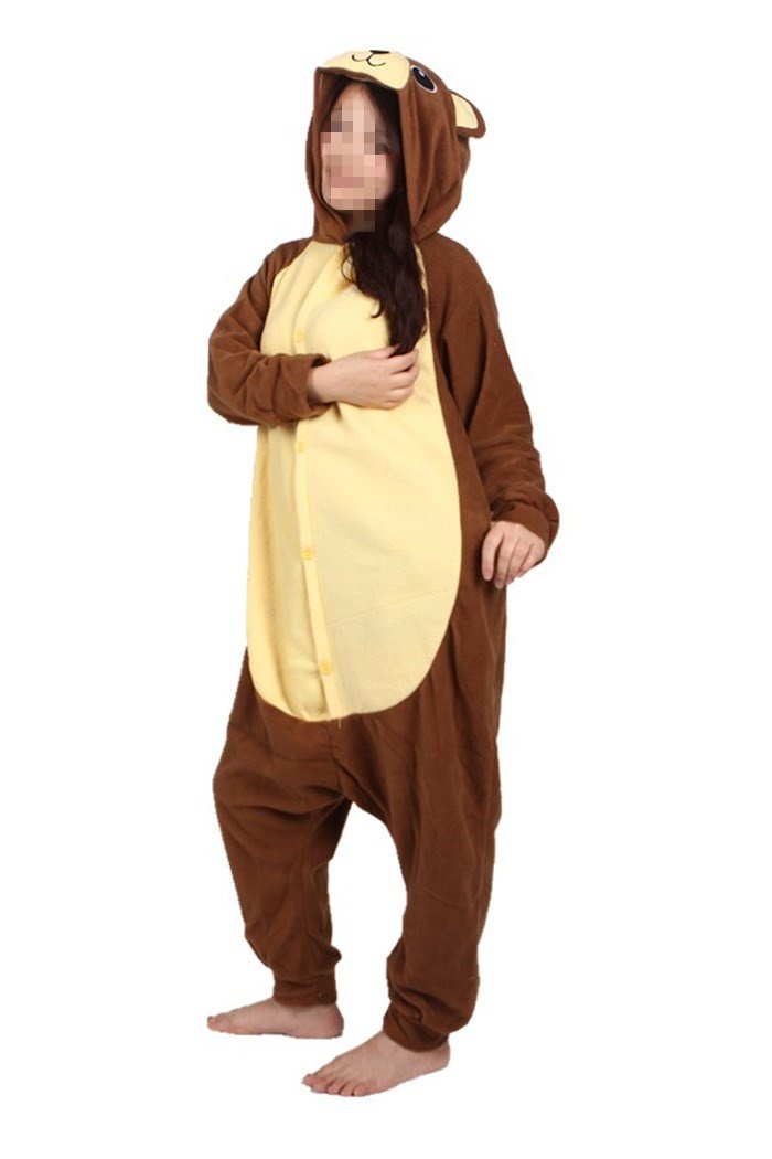 WOTOGOLD Bear Animal Cosplay Costume - Unisex Adult Pajama Set for Halloween, Christmas Parties & Themed Events | Soft & Comfortable Sleepwear for Cosplay Enthusiasts