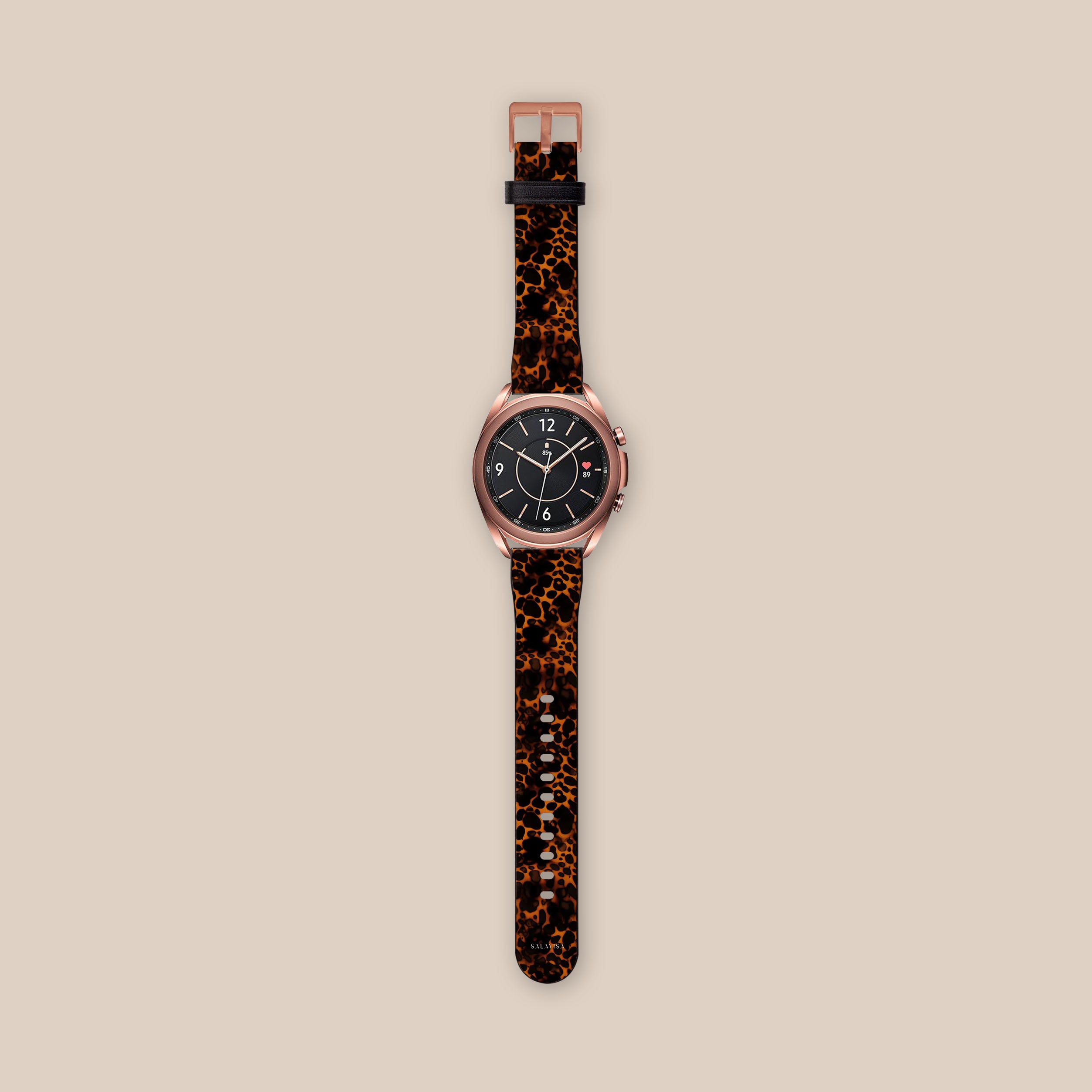 Leopard Print Fabric Galaxy Watch Band - Stylish & Comfortable Strap for Samsung Galaxy Watch - Perfect for Workouts, Casual Wear & Fashion Accessories
