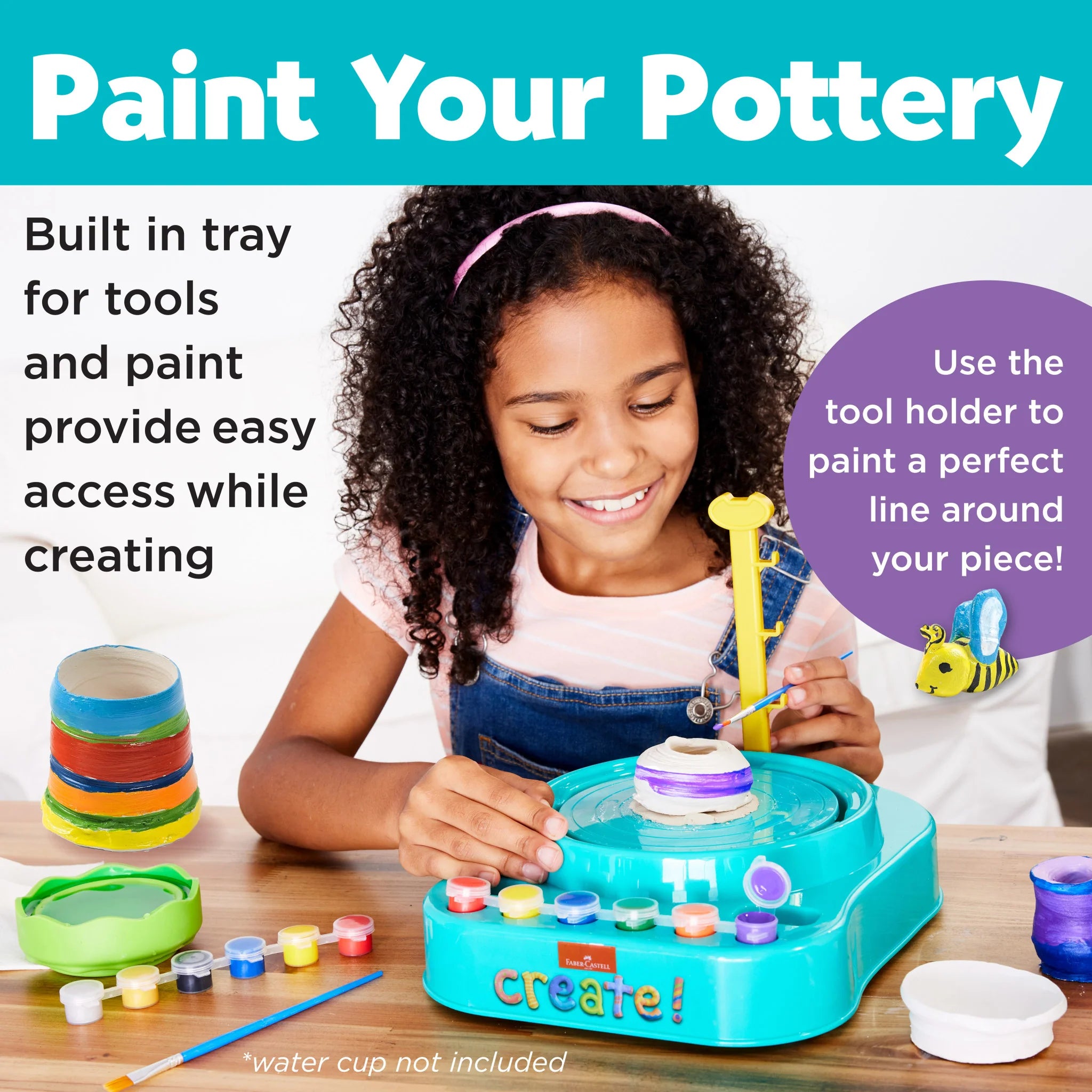 Do Art: Pottery Studio Kit - Premium Ceramic Clay & Tools Set for Beginners & Adults - DIY Pottery Making, Sculpting & Handbuilding - Perfect for Home, Classroom & Art Therapy (36-Piece Set)