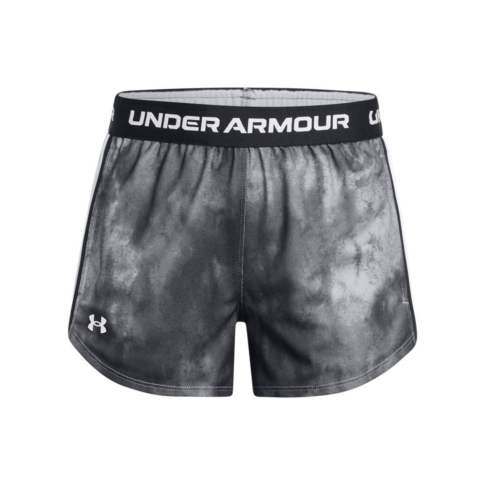 Under Armour Girls' Youth Tech Play Up Printed Shorts - Lightweight, Moisture-Wicking Athletic Shorts for Running, Soccer & Play - Kids' Sports & Activewear