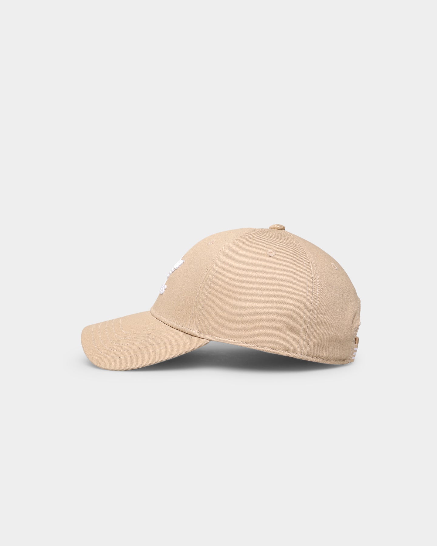 Adidas Baseball Cap Classic Trefoil Strapback Hat for Men & Women - Beige Casual Adjustable Snapback for Sports, Outdoor & Streetwear Fashion
