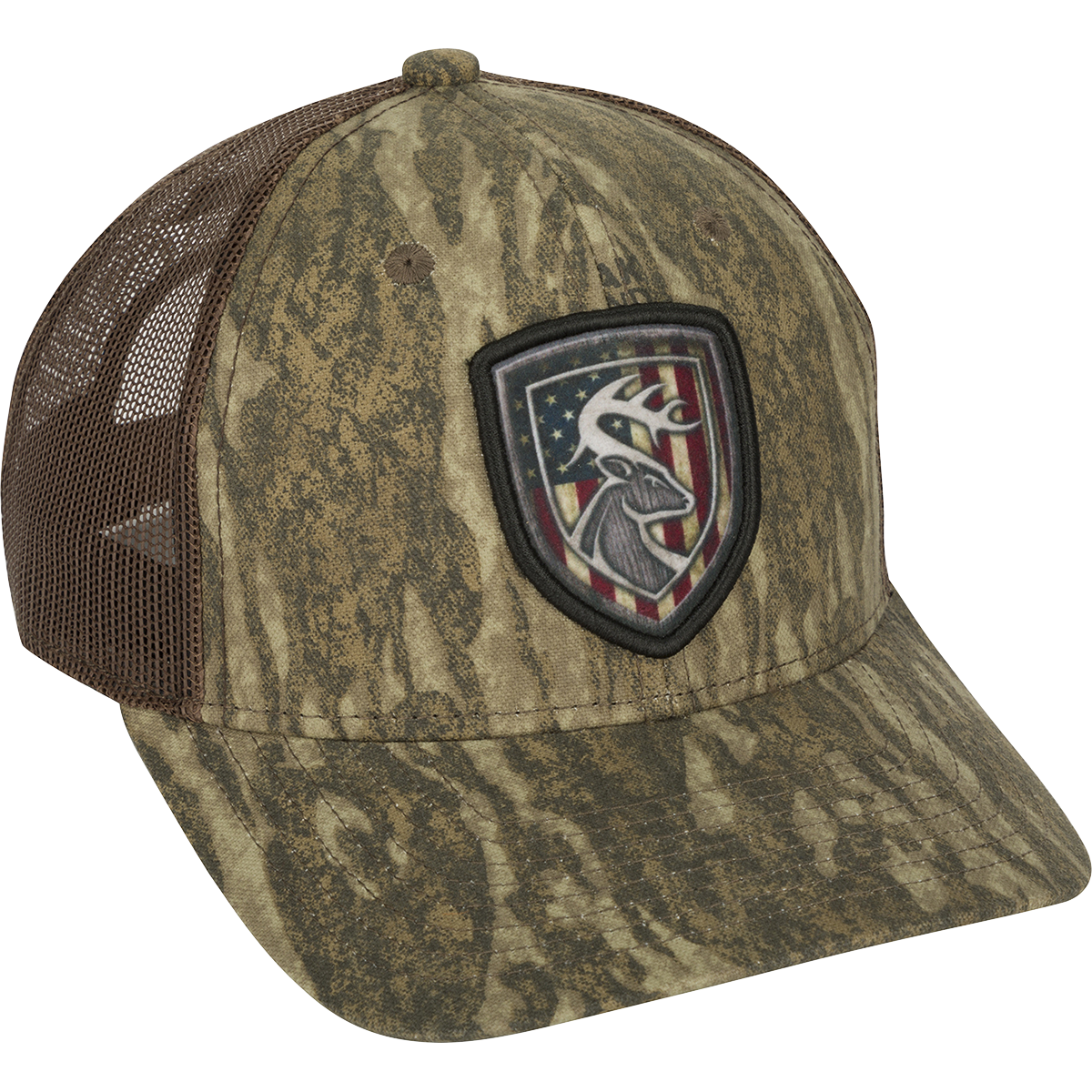 Americana Shield Patch Mesh Back Baseball Cap - Patriotic Adjustable Hat for Men & Women - Perfect for Outdoor Sports, Hiking, and Casual Wear