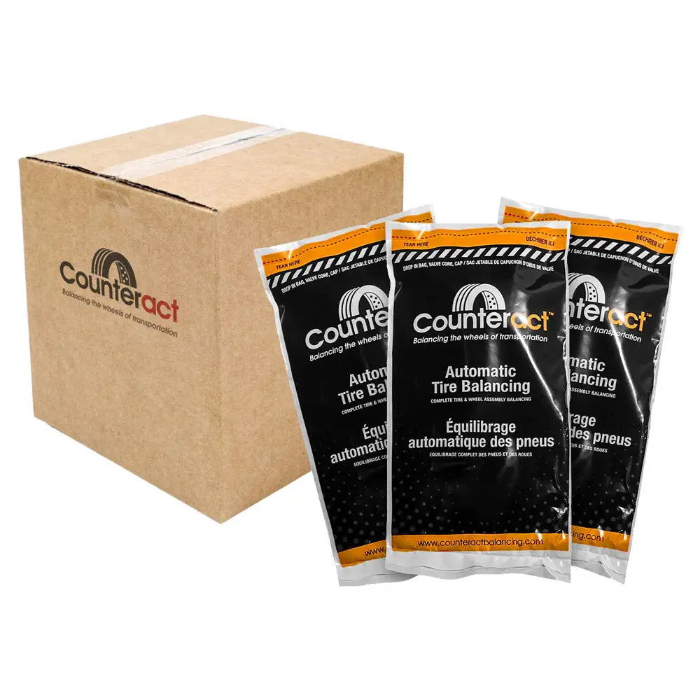 Counteract Tire Balancing Beads for Trucks & Trailers - Eliminate Wheel Vibration, Improve Fuel Efficiency (Case of 12) - Perfect for Off-Roading, RV & Heavy-Duty Vehicles