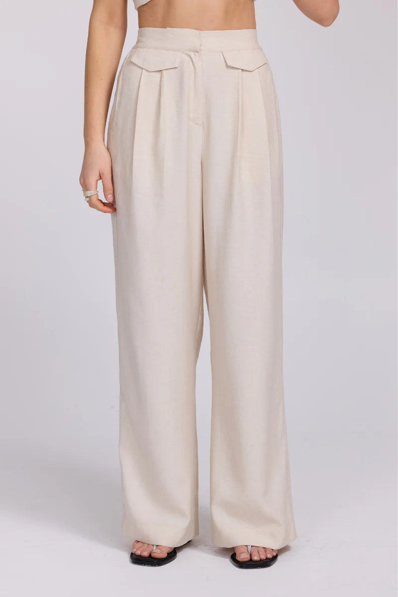 Eve Pant - Neutral Color Women's Casual Pants | Comfortable & Stylish for Everyday Wear, Office, and Travel