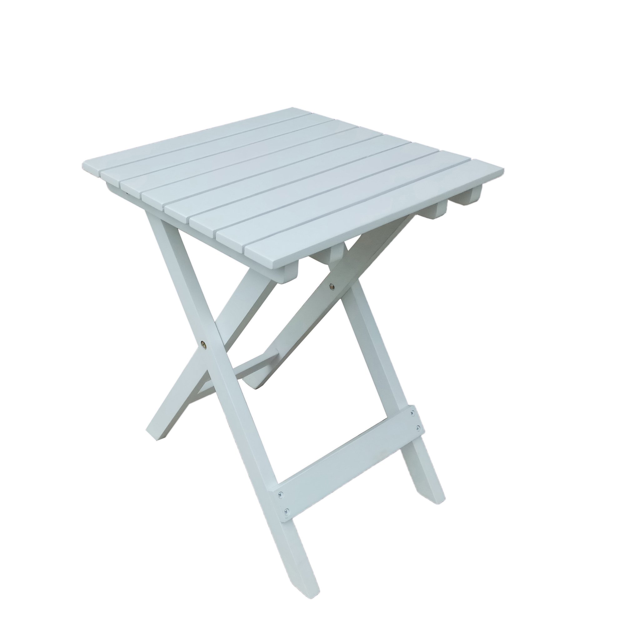 White Wood Porch Rocker Chair Set of 2 with Side Table - Outdoor Rocking Chairs for Patio, Garden & Deck - Comfortable Relaxation Furniture for Porch Swing & Backyard Lounging
