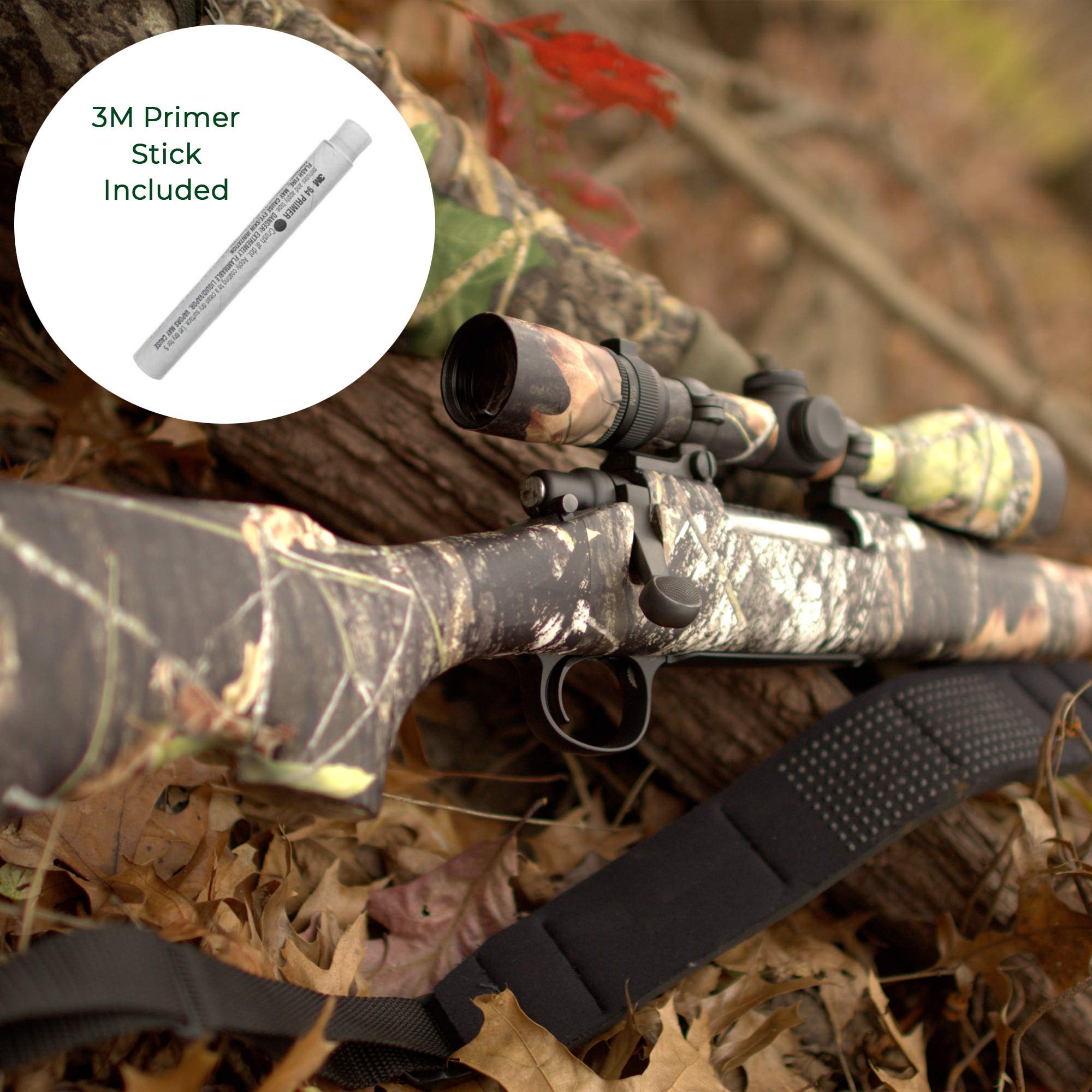 Hunter Mossy Oak Gun Camo Kit - Premium Gun Skin, Scope Skin & Primer Stick for Hunting, Shooting Sports & Outdoor Adventures